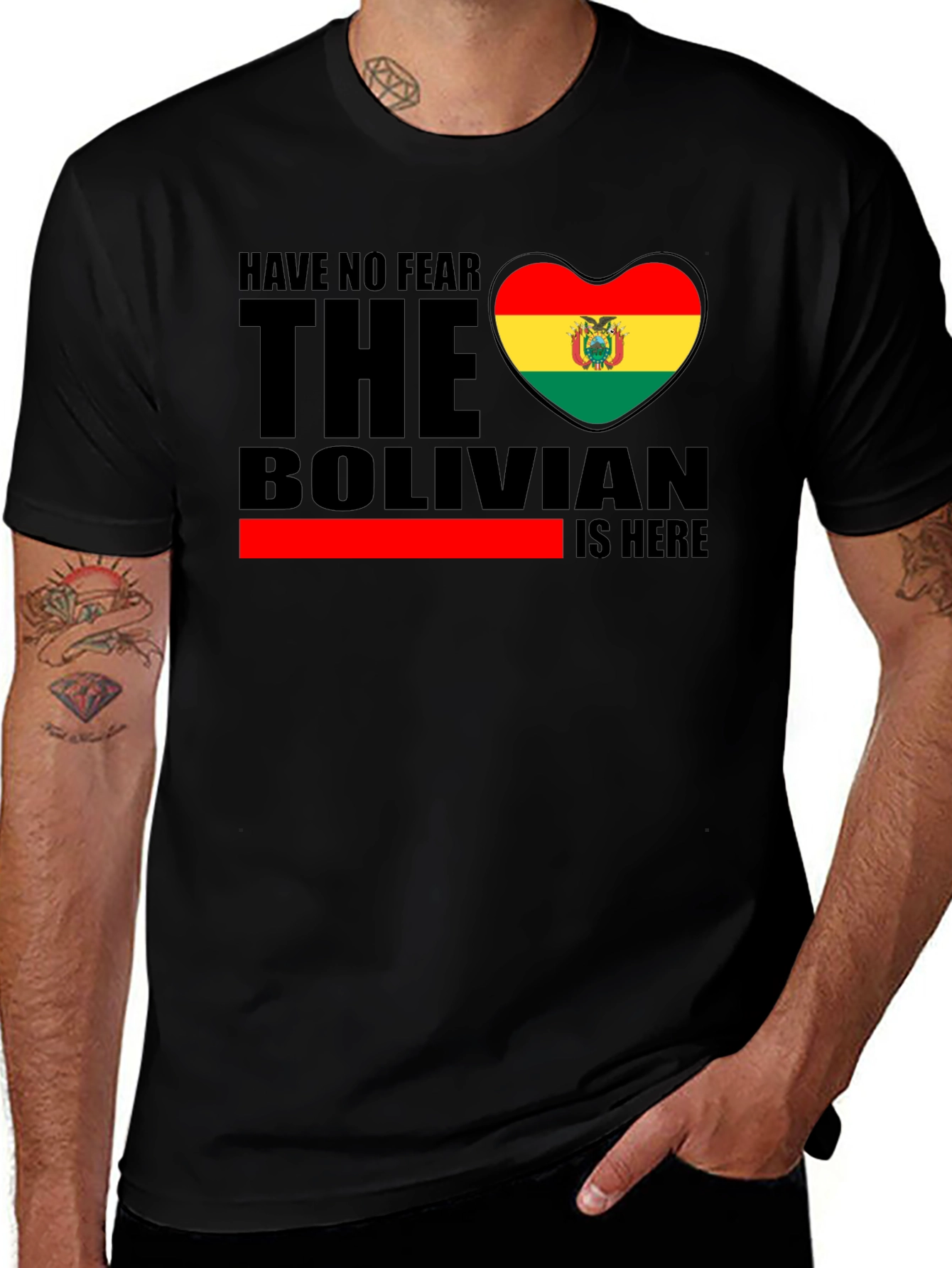 Bolivian Pride Black T-Shirt