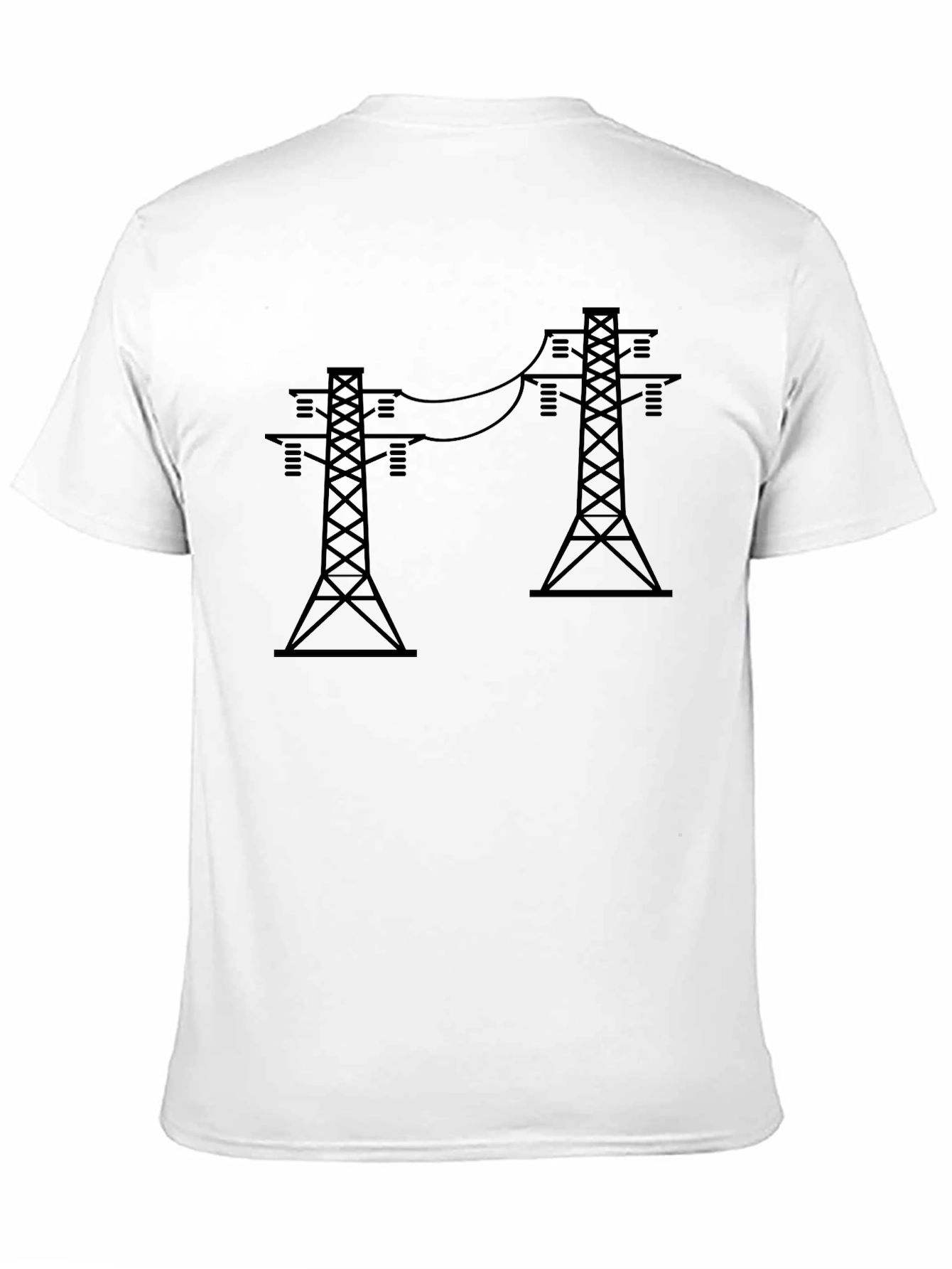Power Line T-Shirt - Electric Grid Design