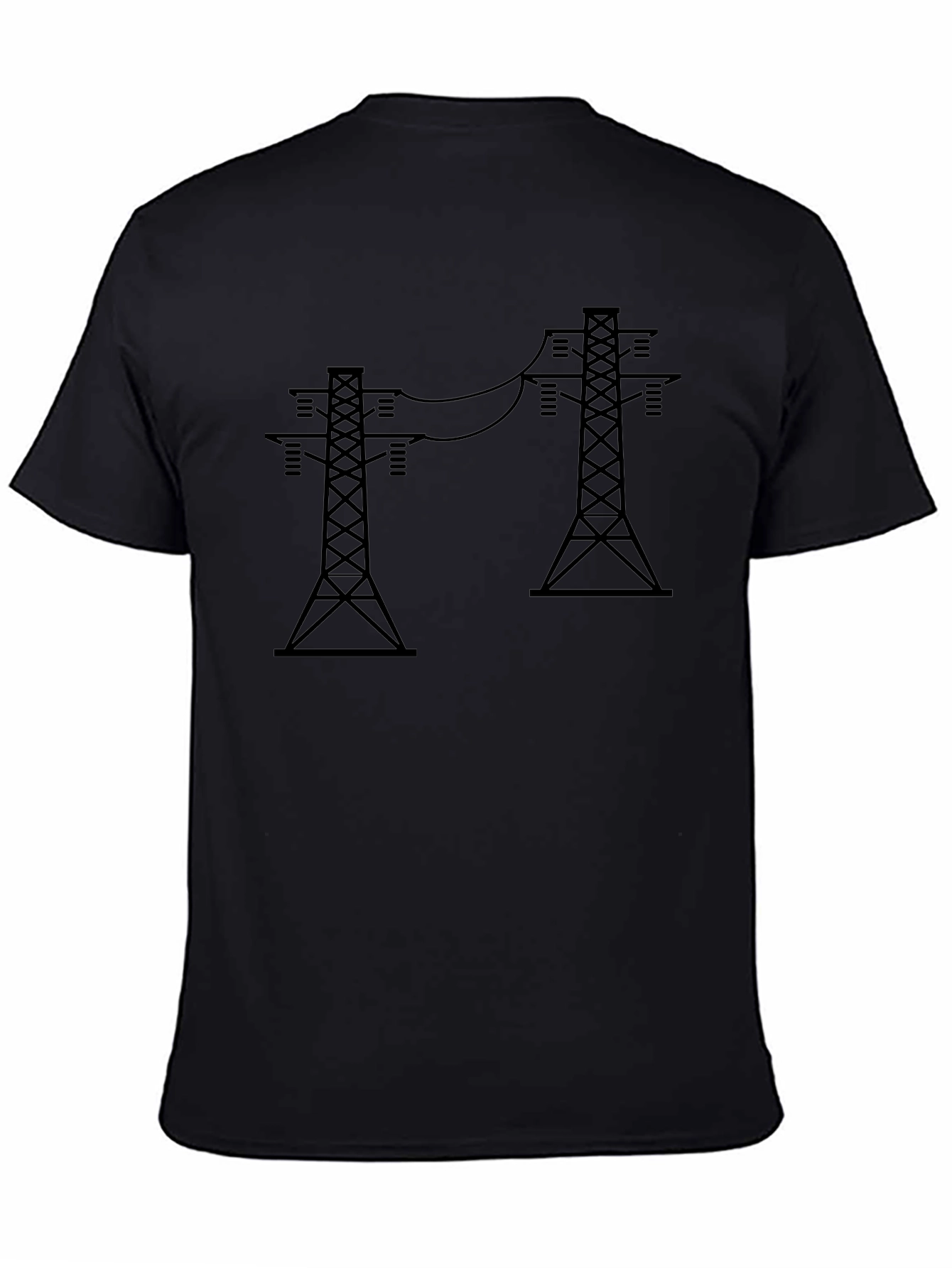 Power Line T-Shirt - Electric Grid Design