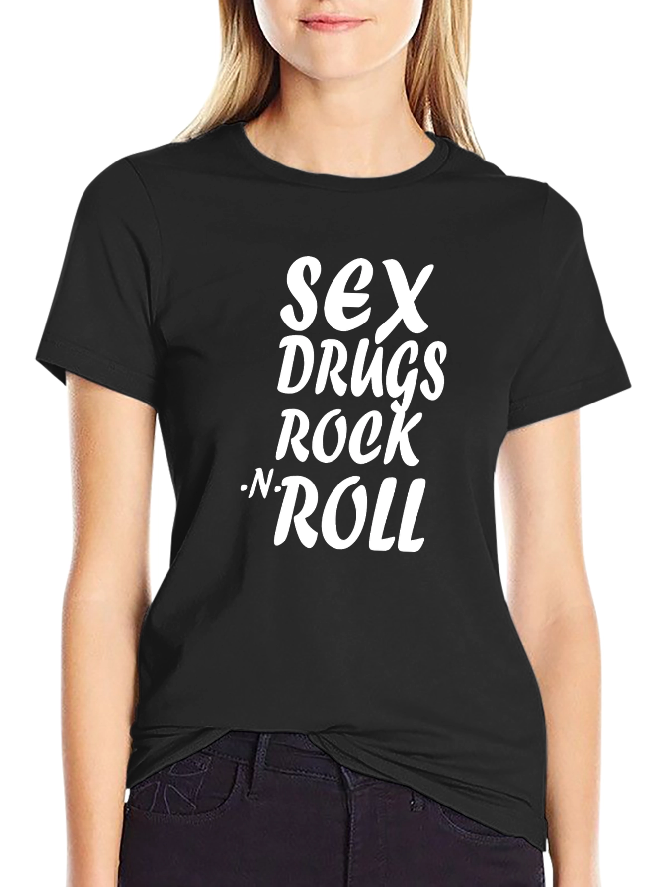 Sex Drugs Rock N Roll Graphic T-Shirt