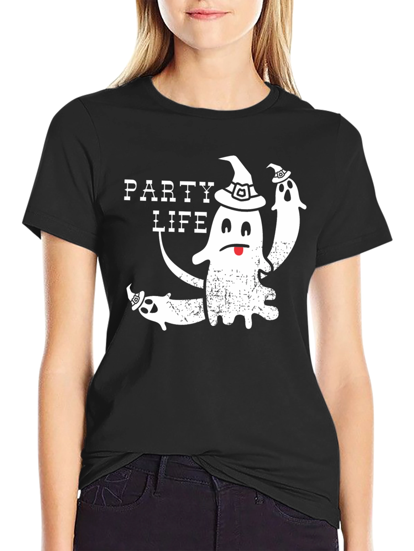 Party Life Ghost Halloween T-Shirt