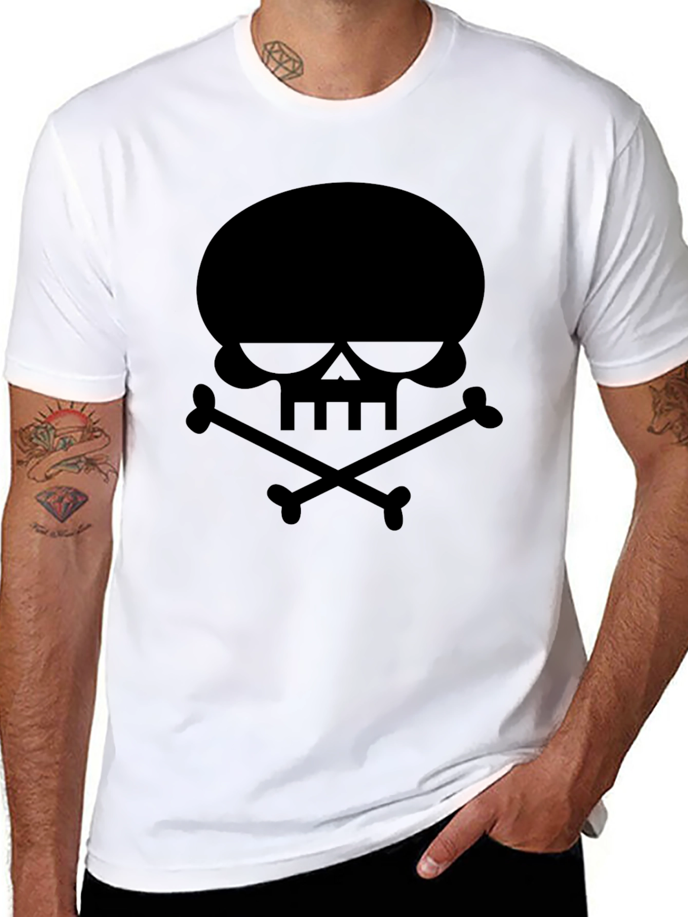 Skull & Crossbones Black T-Shirt