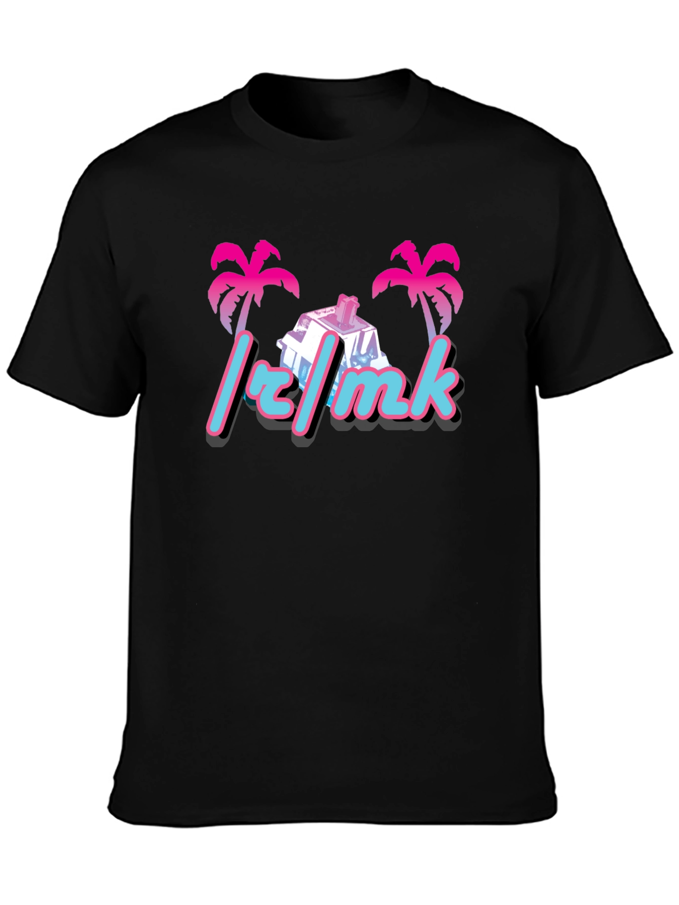 Retro Palm Mechanical Keyboard T-Shirt
