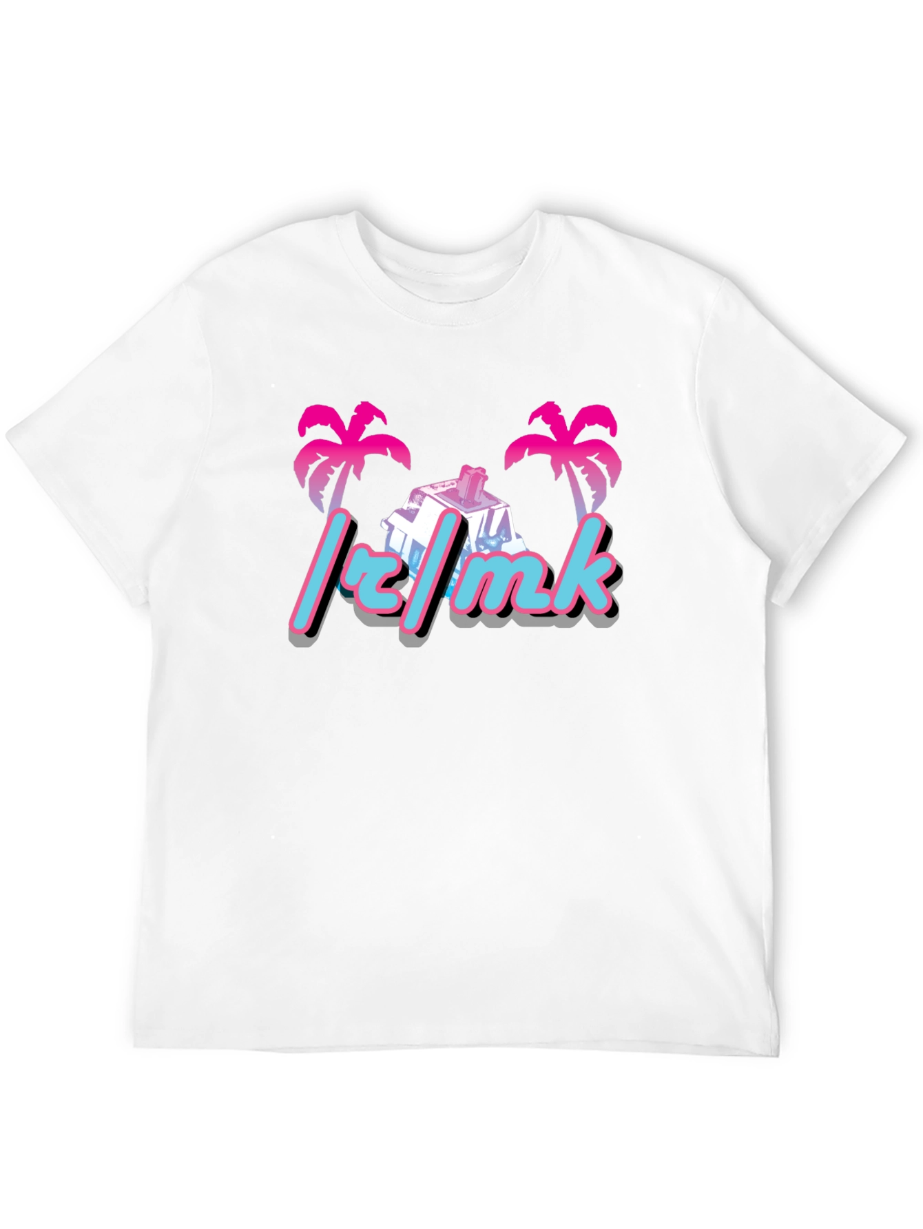 Retro Palm Mechanical Keyboard T-Shirt