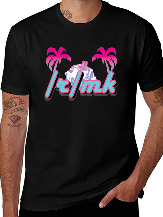 Retro Palm Mechanical Keyboard T-Shirt