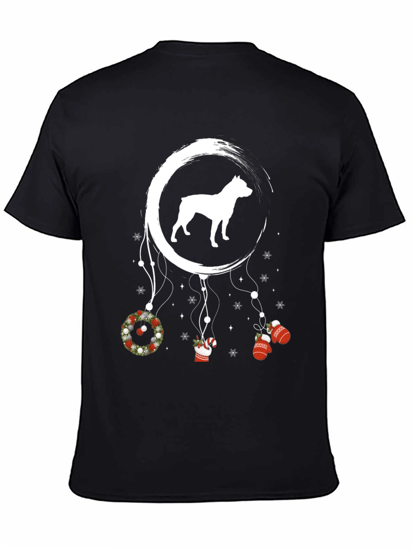 Christmas Dog Dreamcatcher T-Shirt