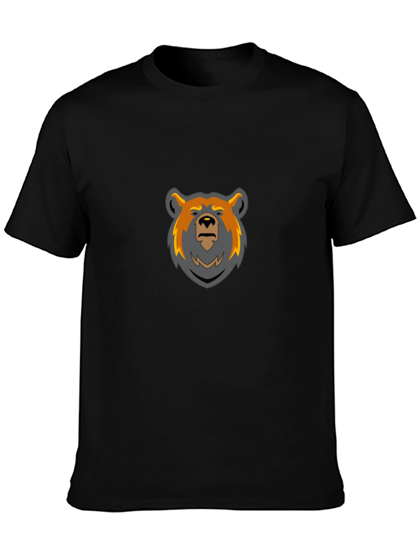 Bear Graphic Black T-Shirt