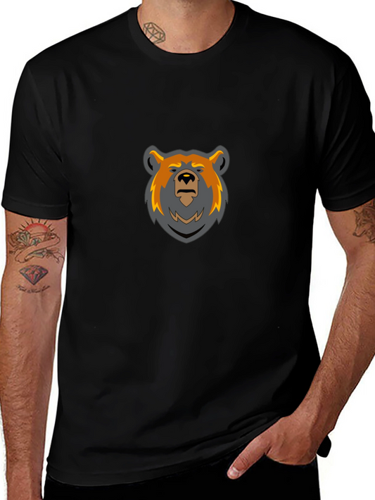 Bear Graphic Black T-Shirt