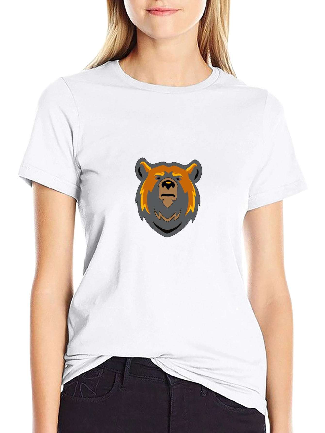 Bear Graphic Black T-Shirt