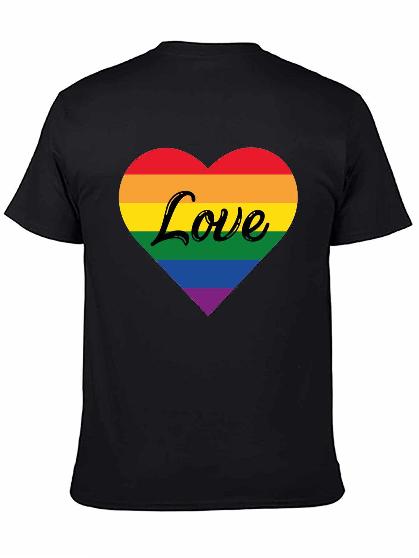 Rainbow Heart Love T-Shirt - Pride Apparel