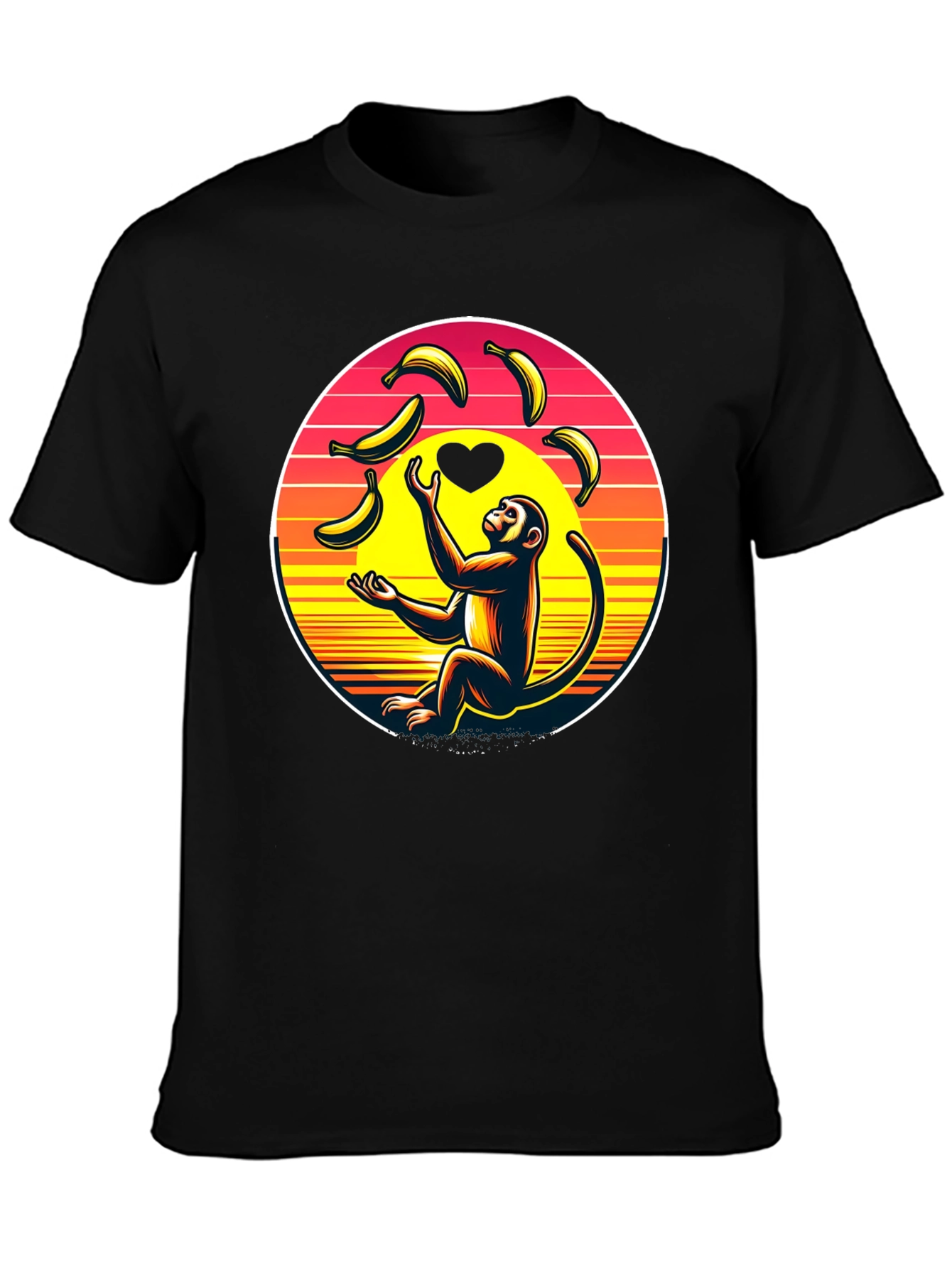 Monkey Banana Juggling Graphic Tee