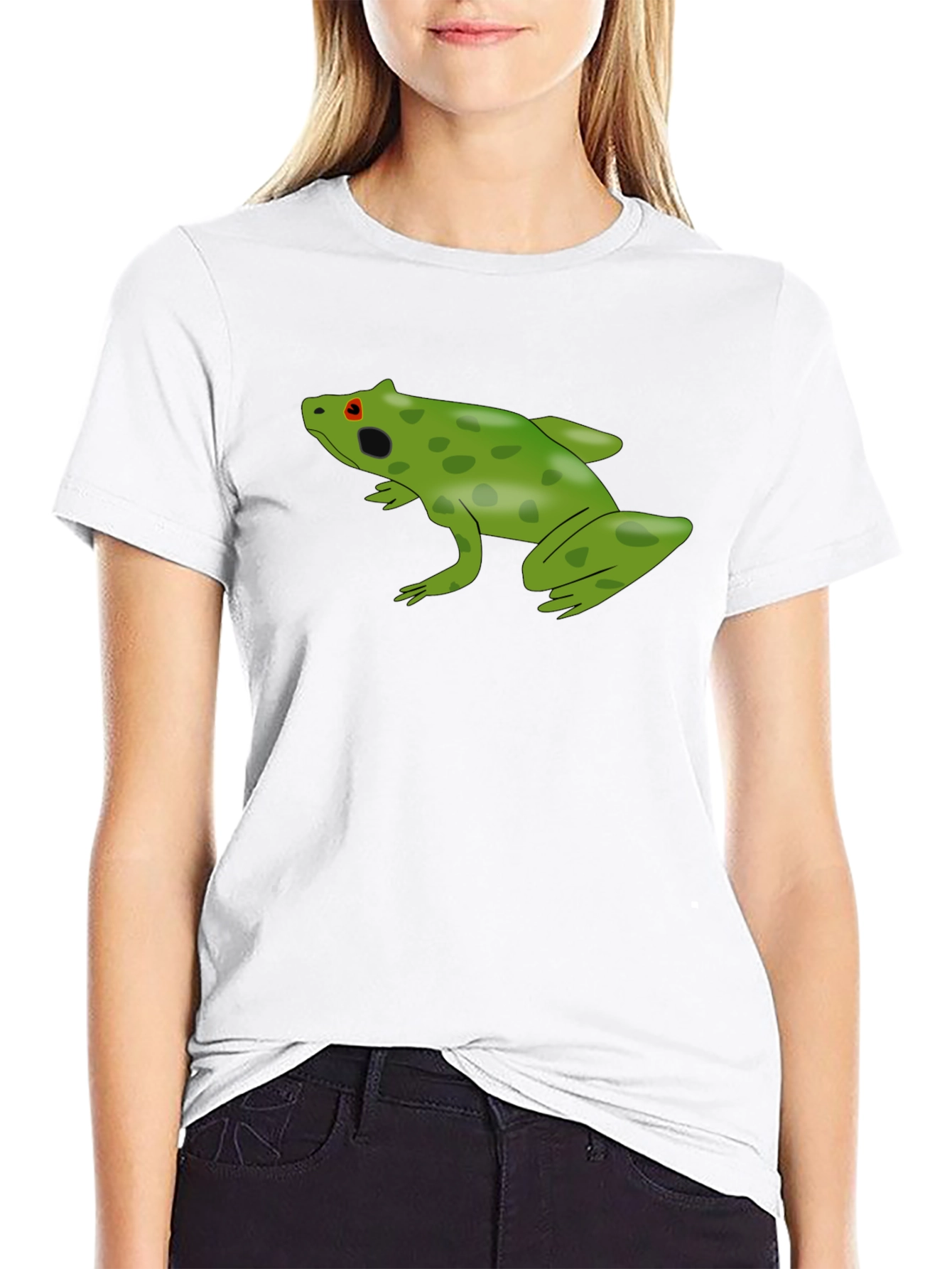 Green Frog Graphic T-Shirt - Casual Cool