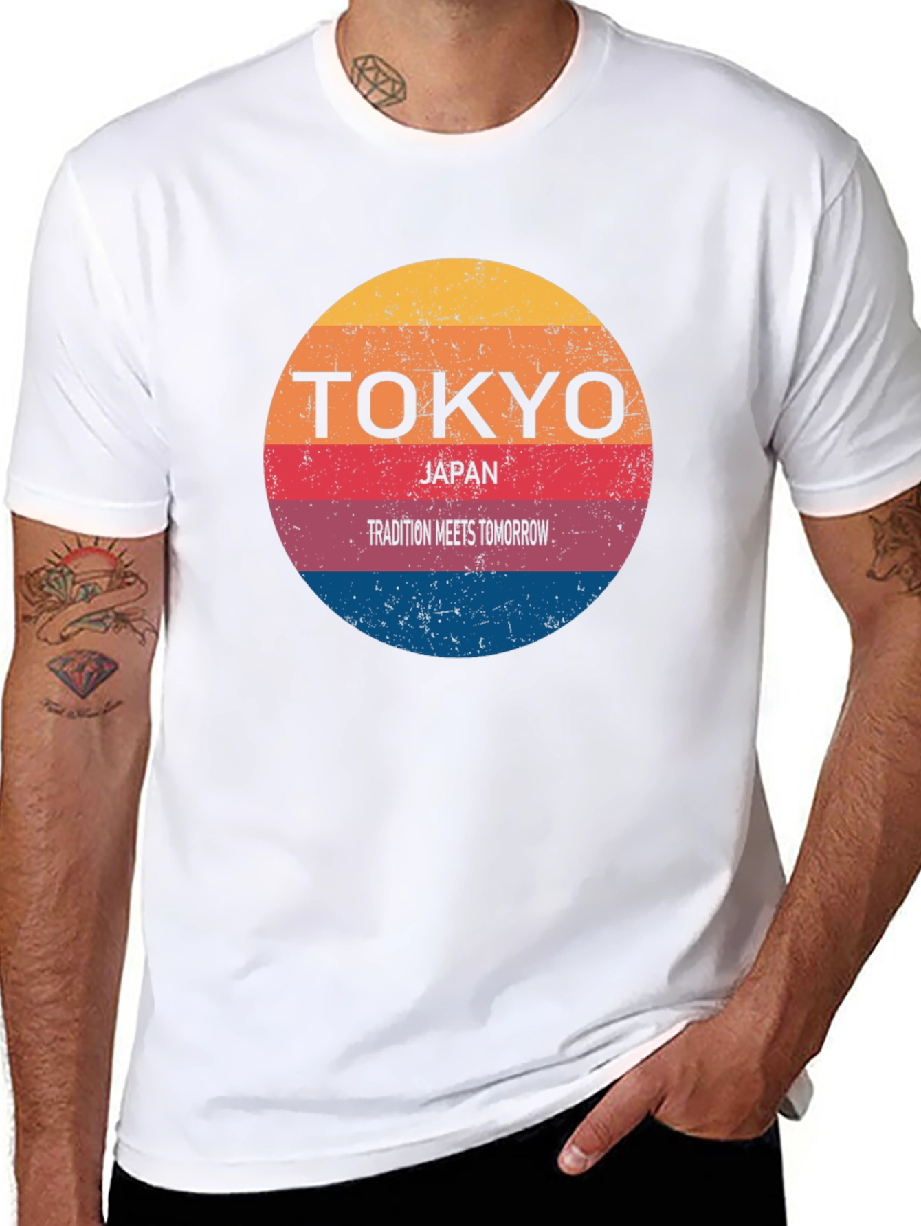 Tokyo Japan Graphic Tee - Tradition Meets Tomorrow