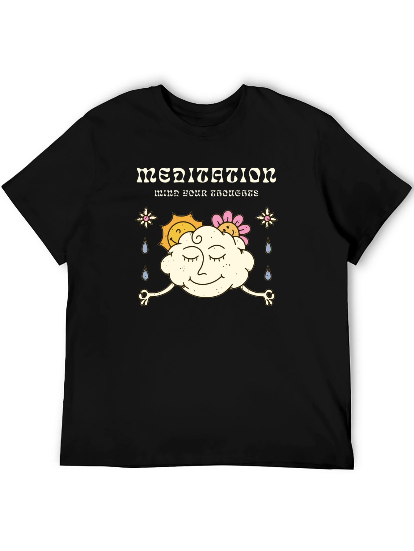 Mindful Meditation T-Shirt - Relax Your Thoughts