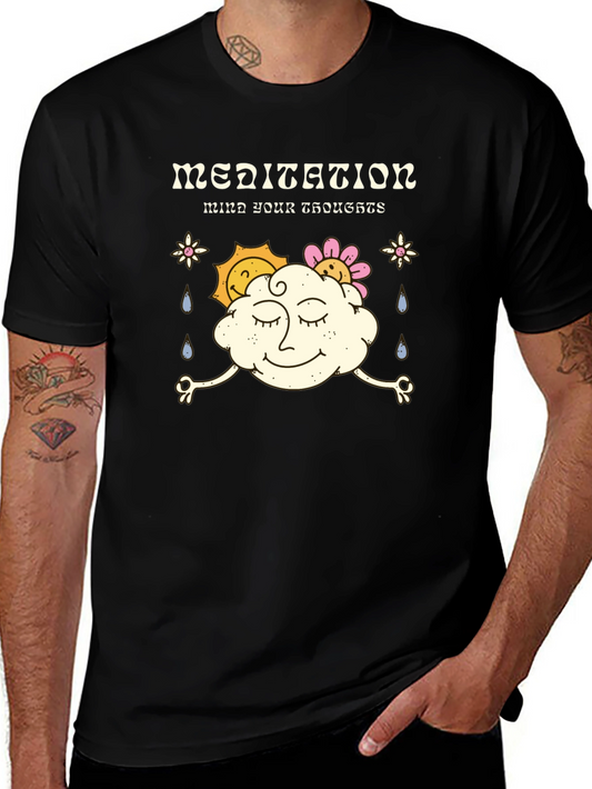 Mindful Meditation T-Shirt - Relax Your Thoughts
