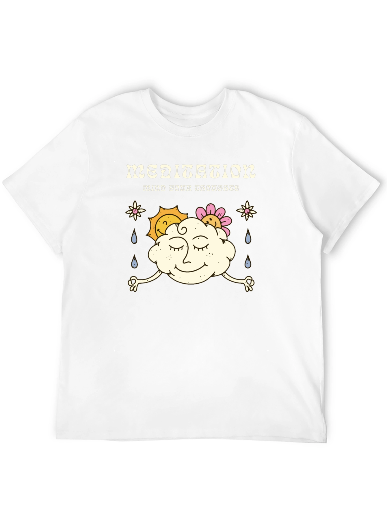 Mindful Meditation T-Shirt - Relax Your Thoughts
