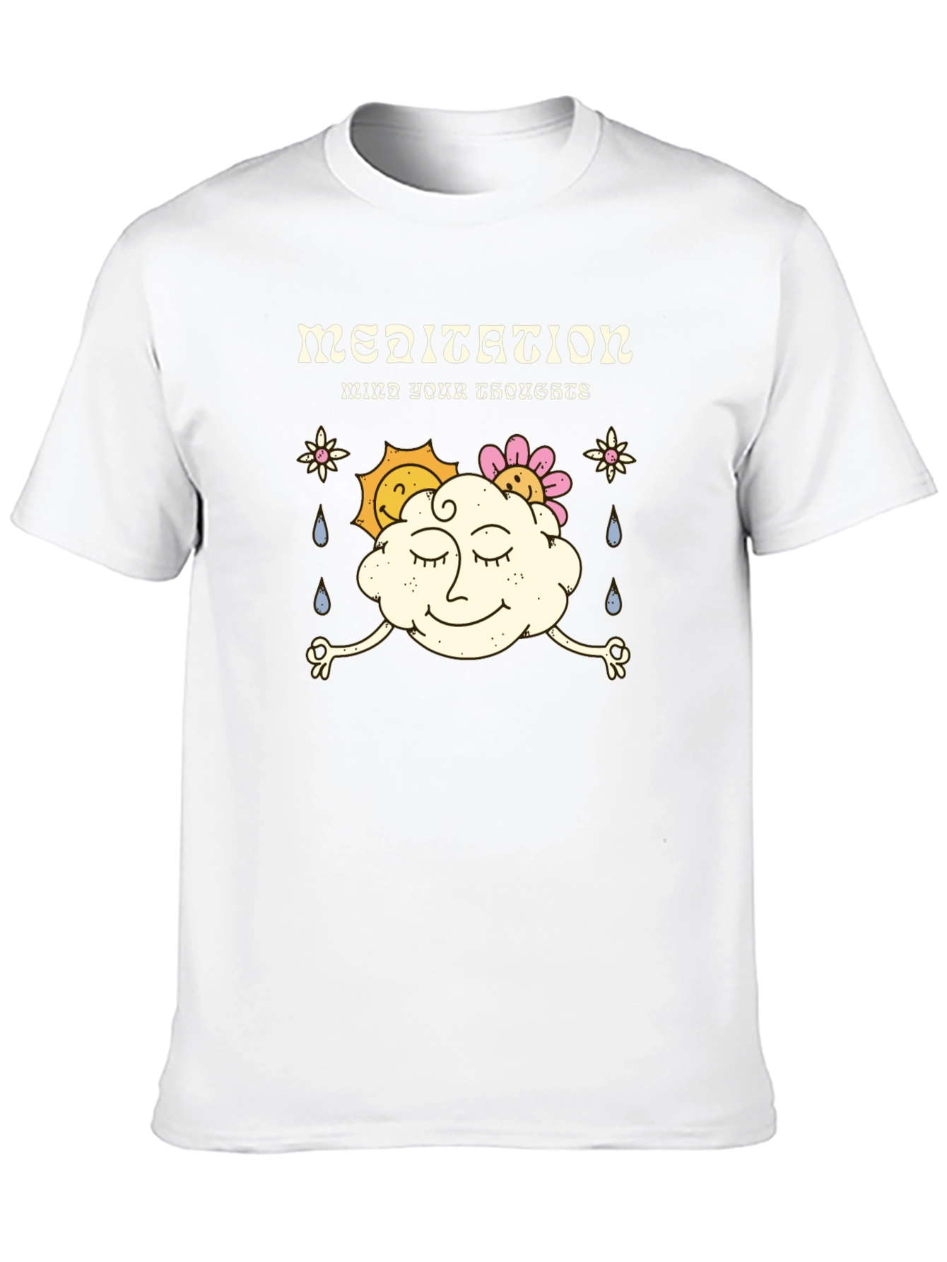 Mindful Meditation T-Shirt - Relax Your Thoughts