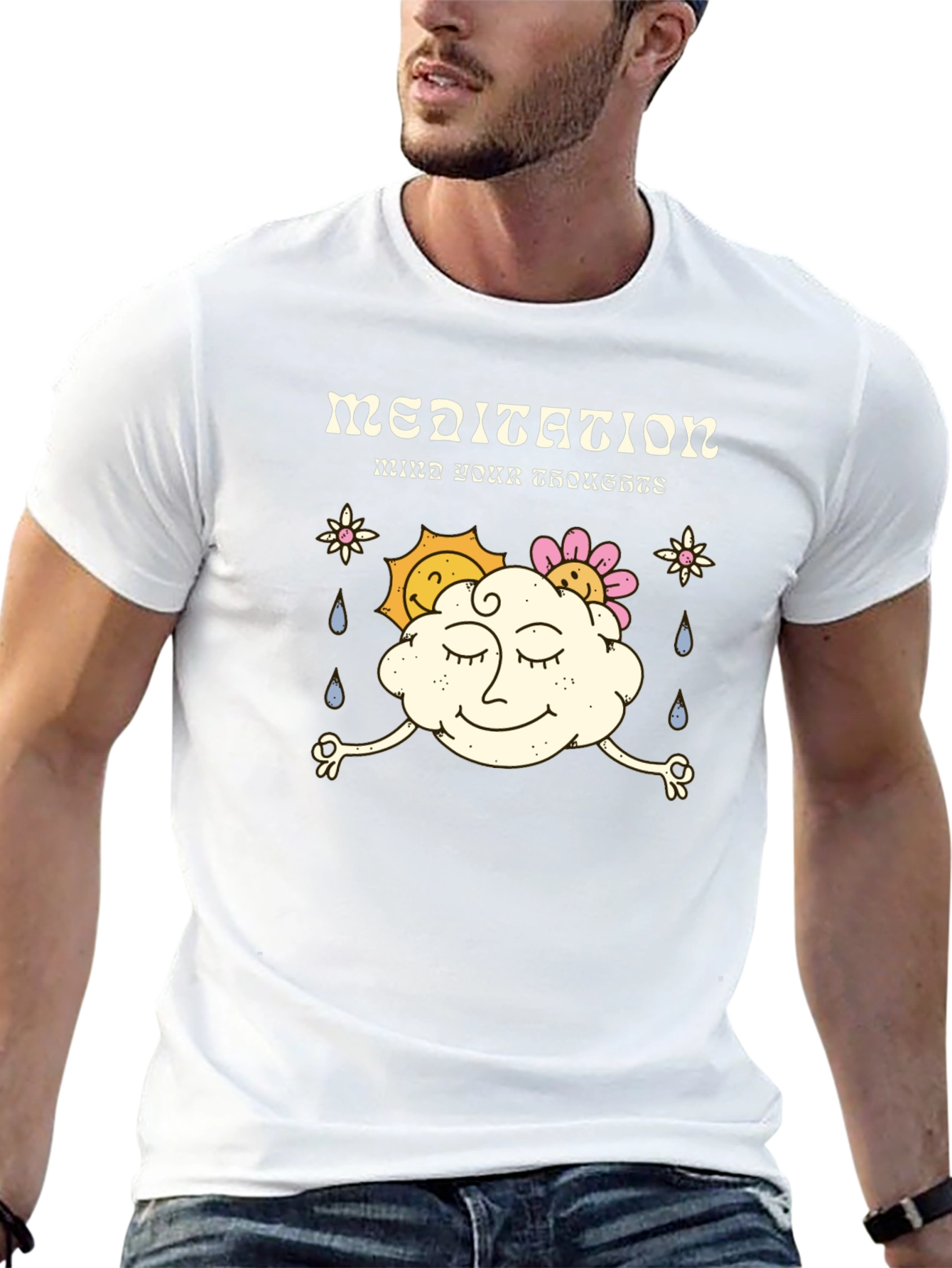 Mindful Meditation T-Shirt - Relax Your Thoughts
