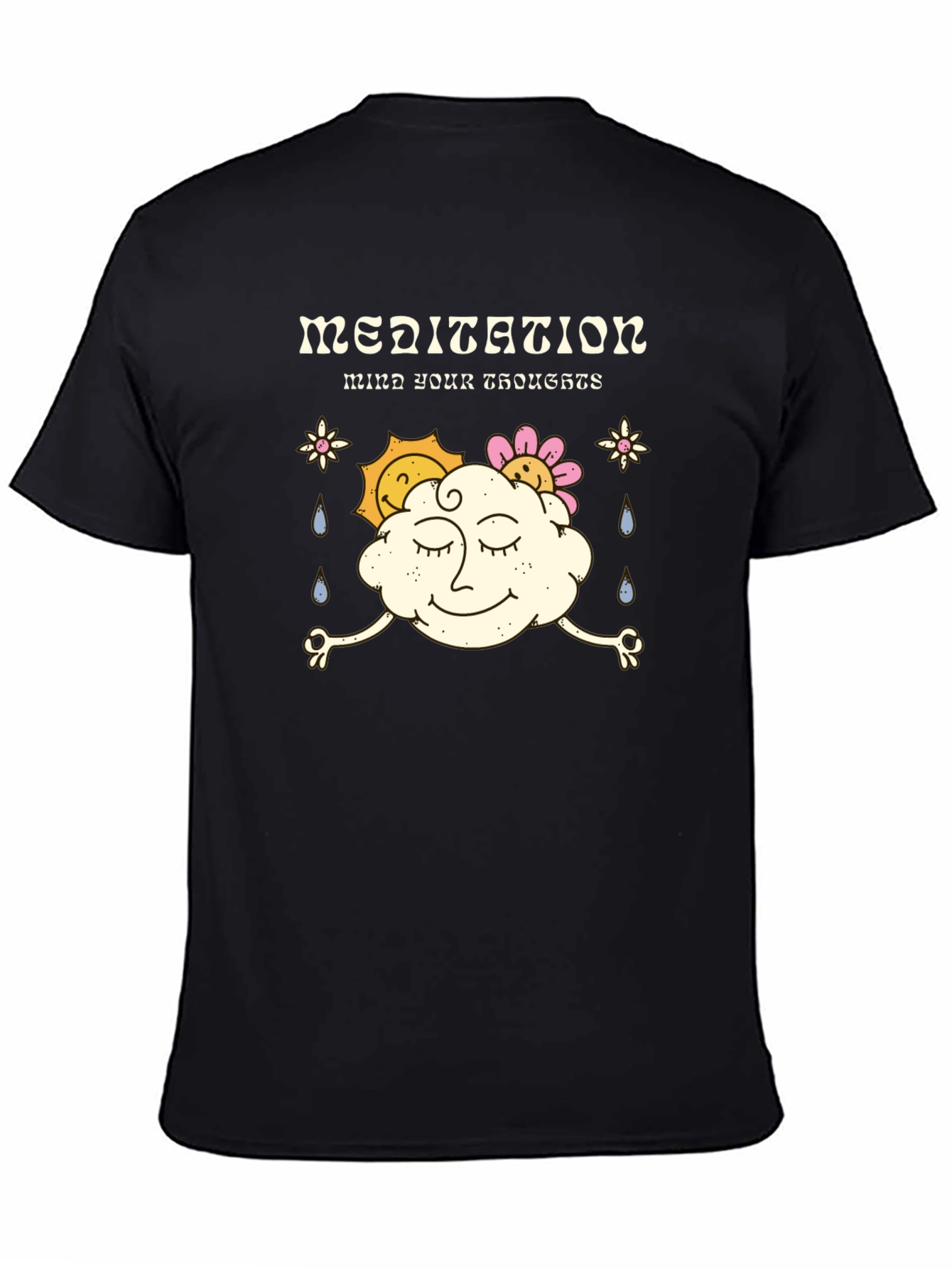 Mindful Meditation T-Shirt - Relax Your Thoughts