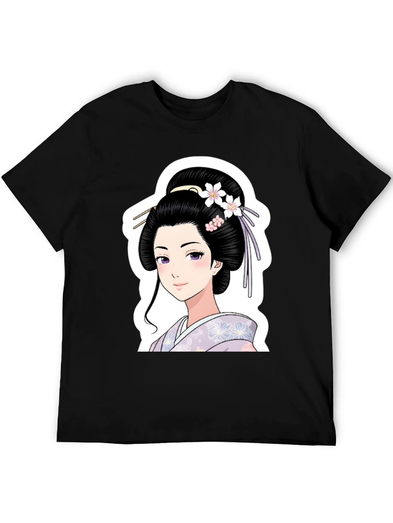 Geisha Graphic Black T-Shirt