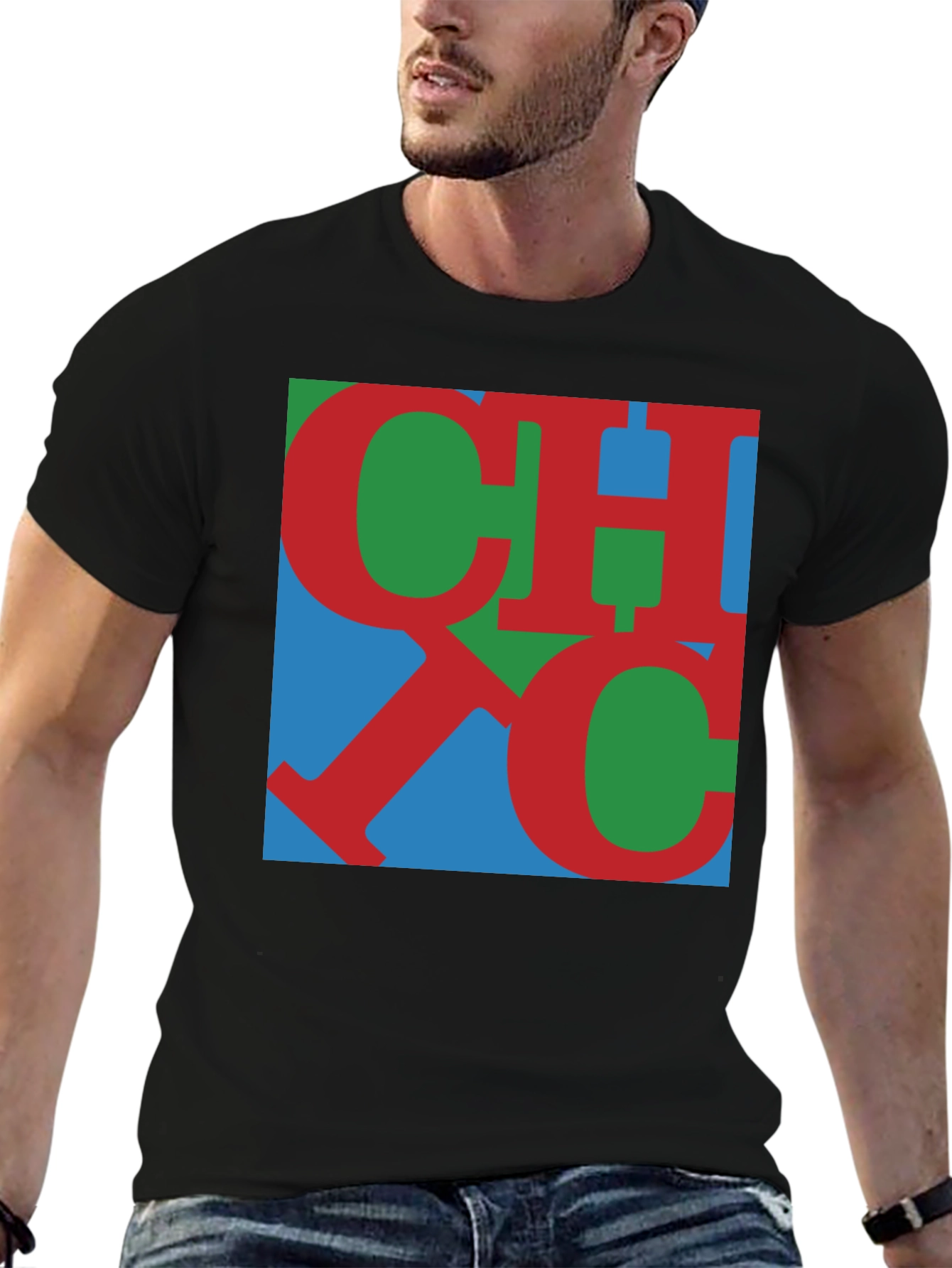 Bold Graphic Tee - CHOC Letter Design