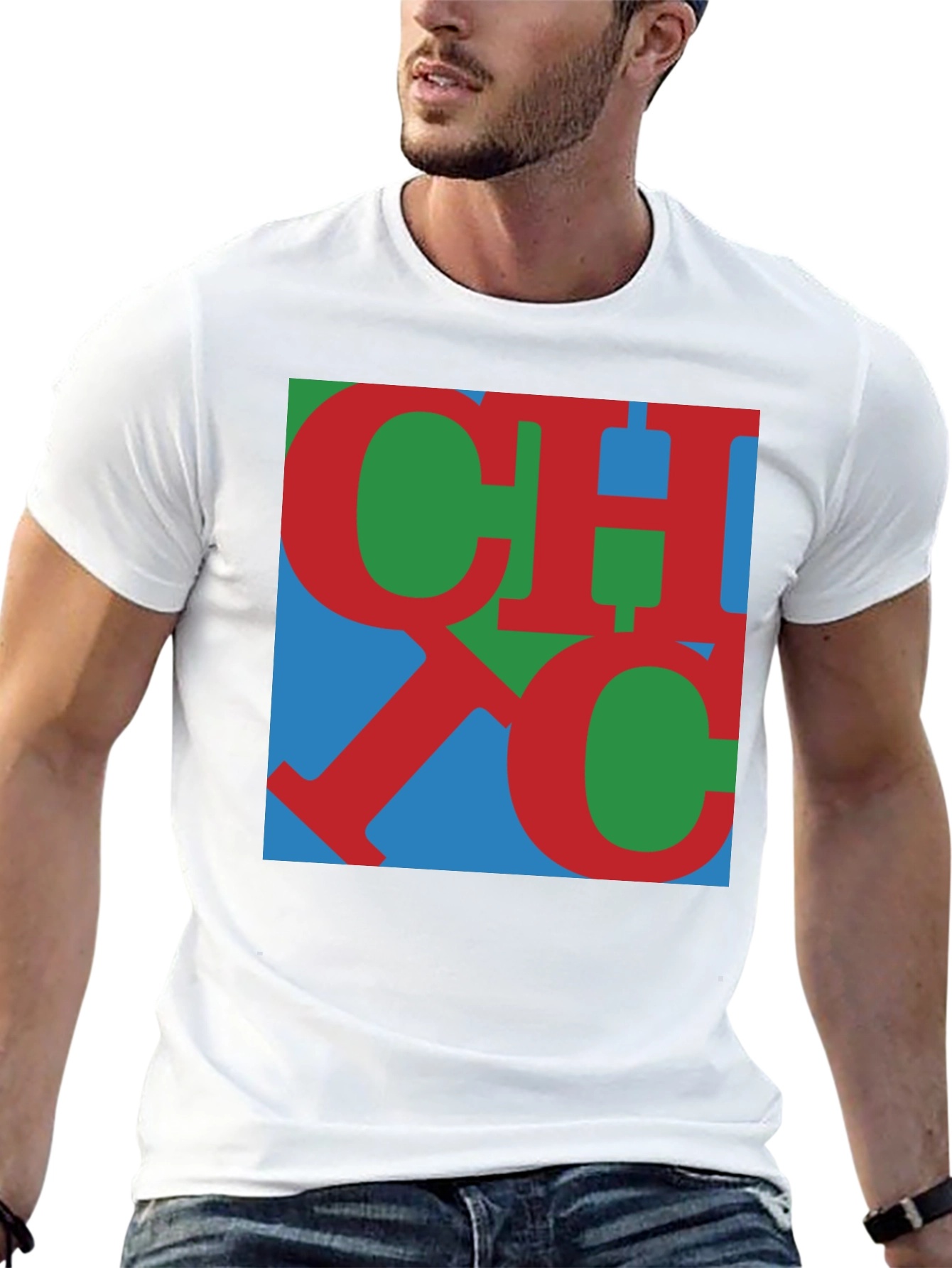 Bold Graphic Tee - CHOC Letter Design