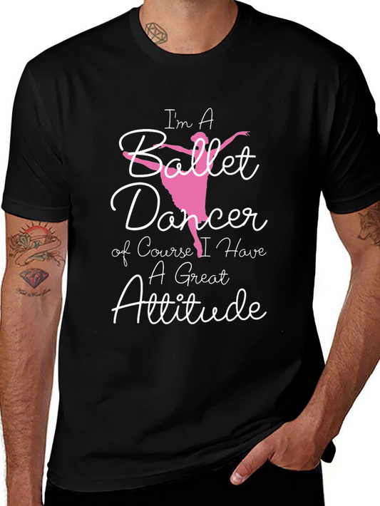 Ballet Dancer Attitude Graphic T-Shirt
