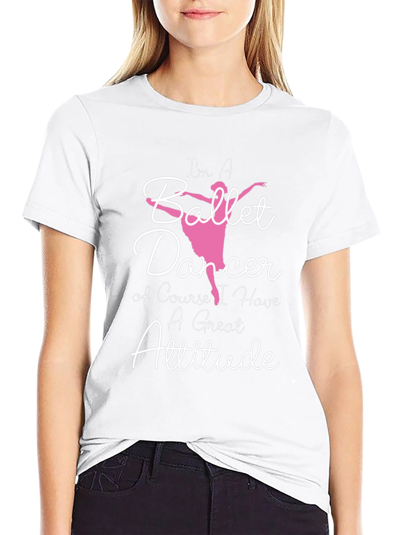 Ballet Dancer Attitude Graphic T-Shirt