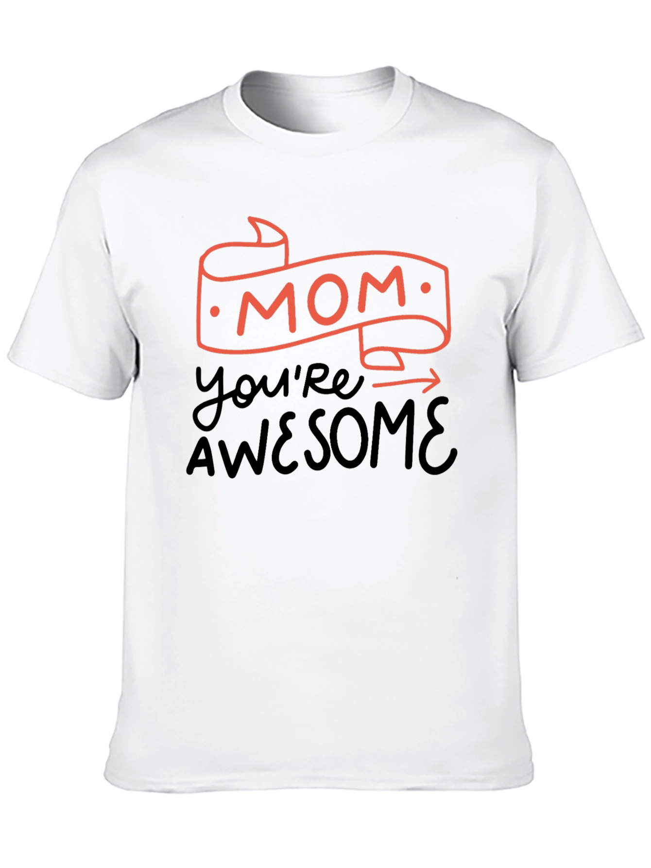 Mom Youre Awesome Black T-Shirt