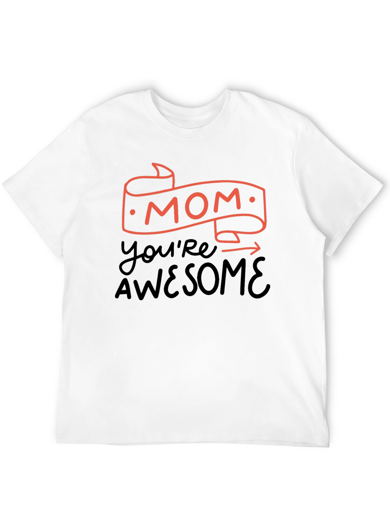 Mom Youre Awesome Black T-Shirt