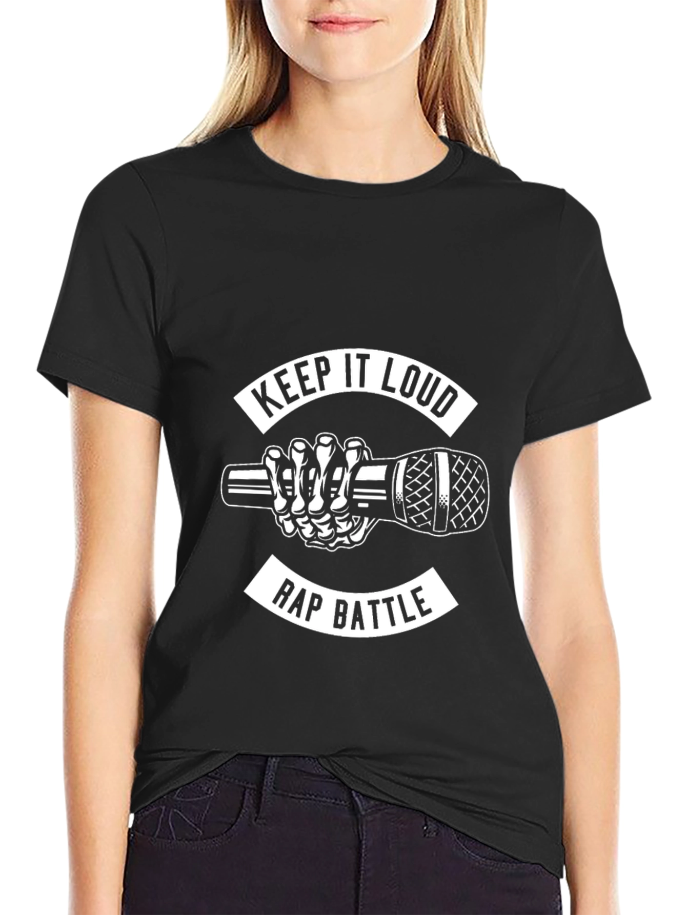 Keep it Loud Rap Battle Graphic T-Shirt