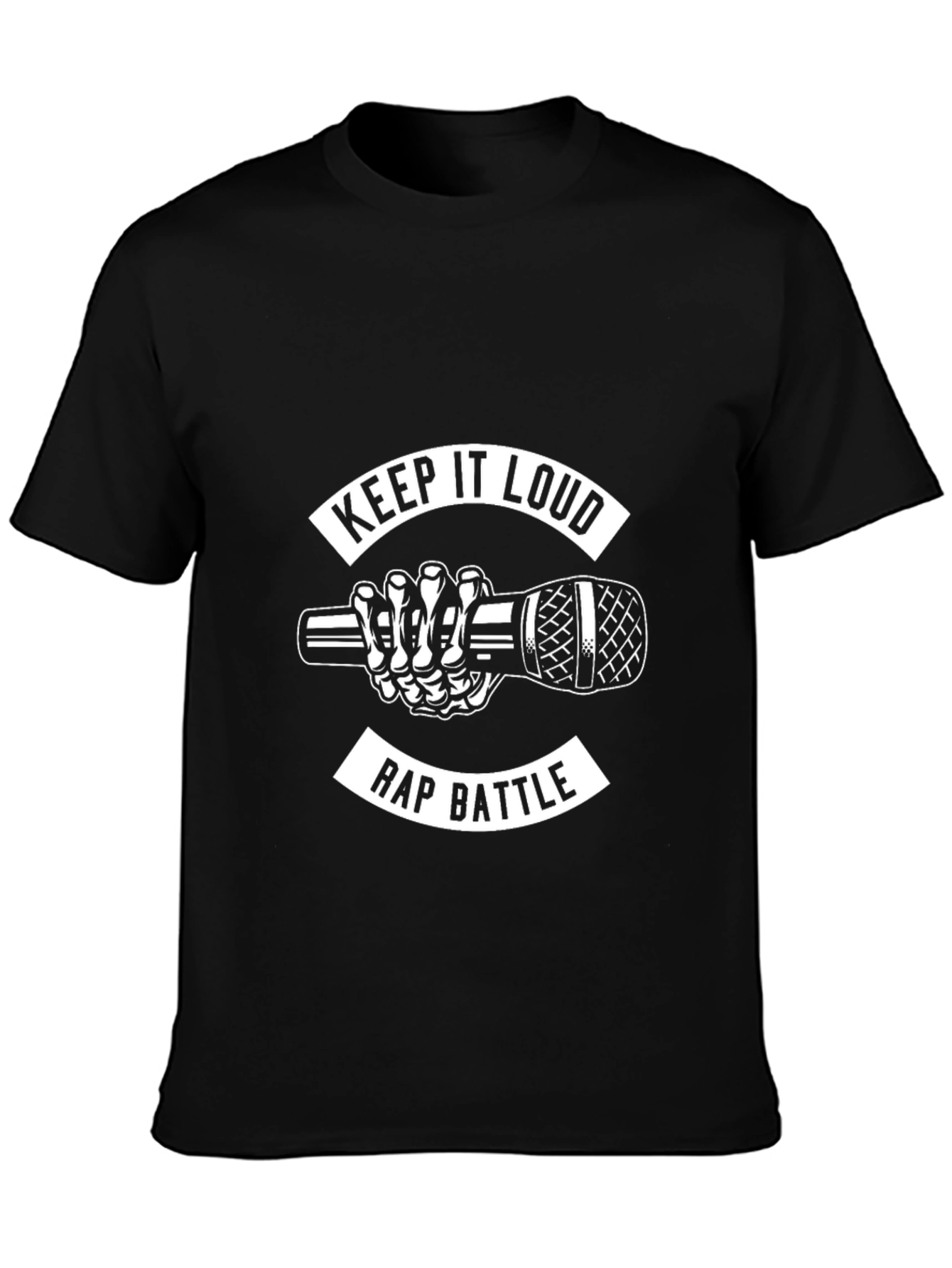 Keep it Loud Rap Battle Graphic T-Shirt