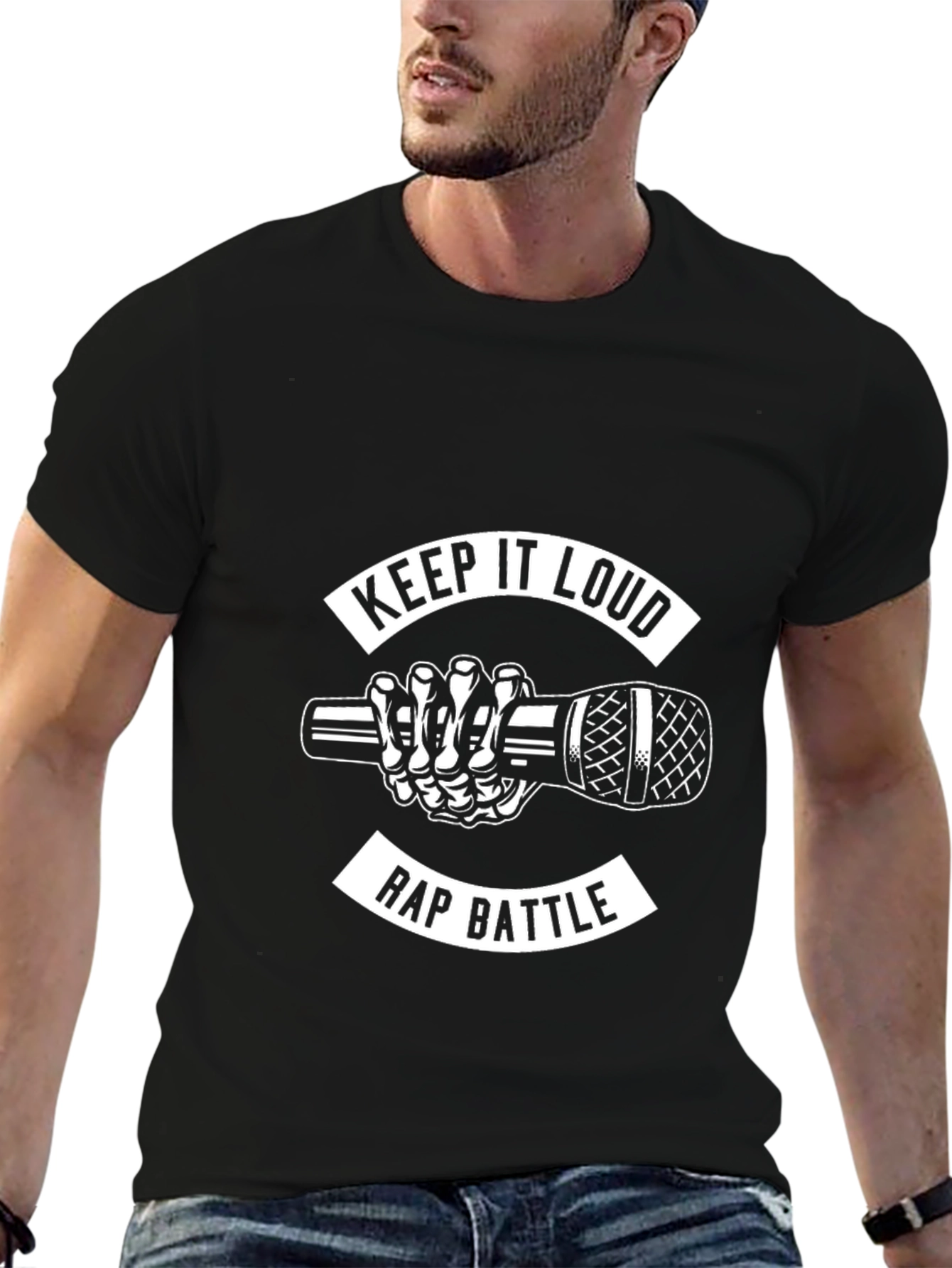 Keep it Loud Rap Battle Graphic T-Shirt