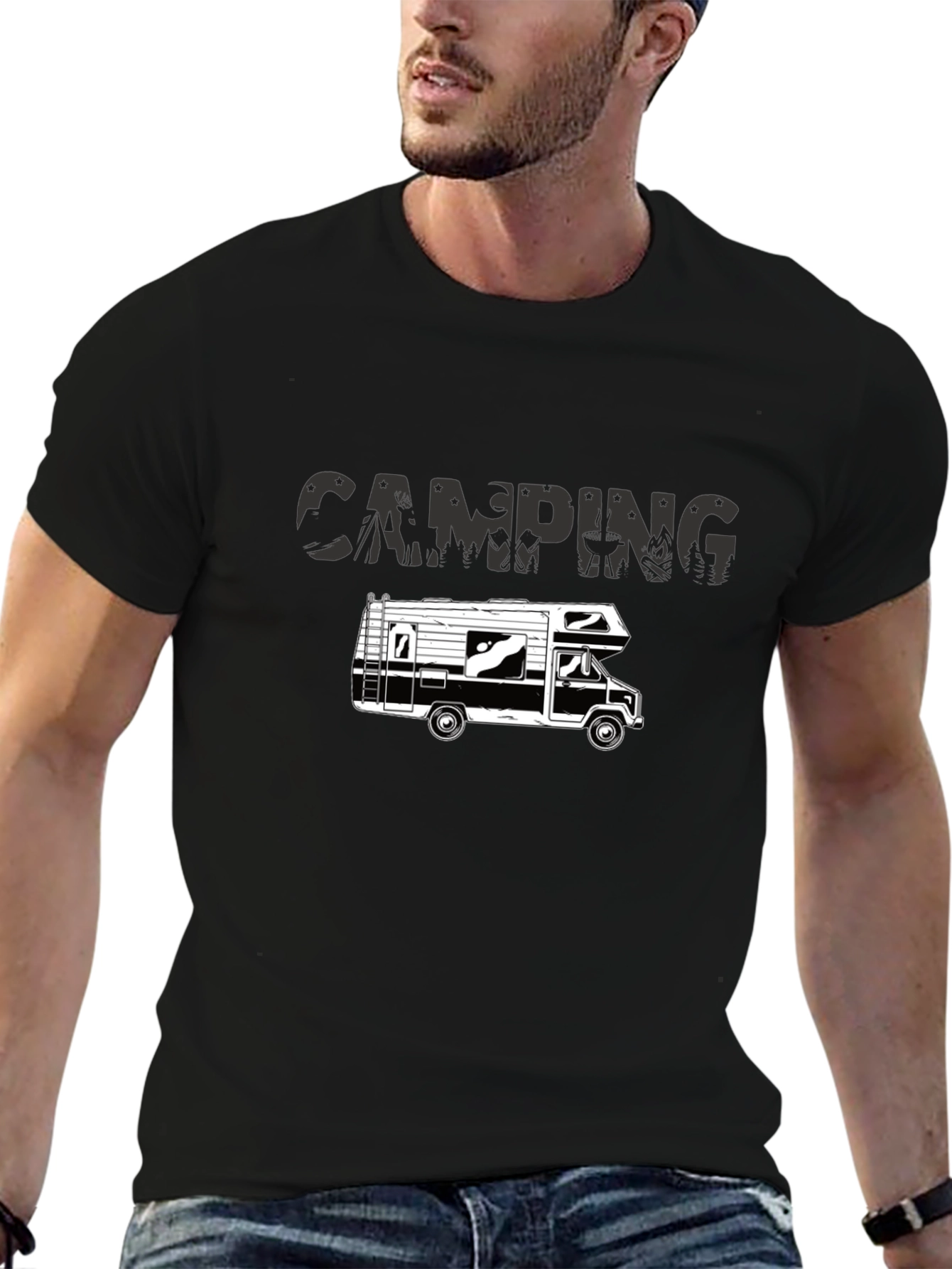 Camping RV Graphic T-Shirt