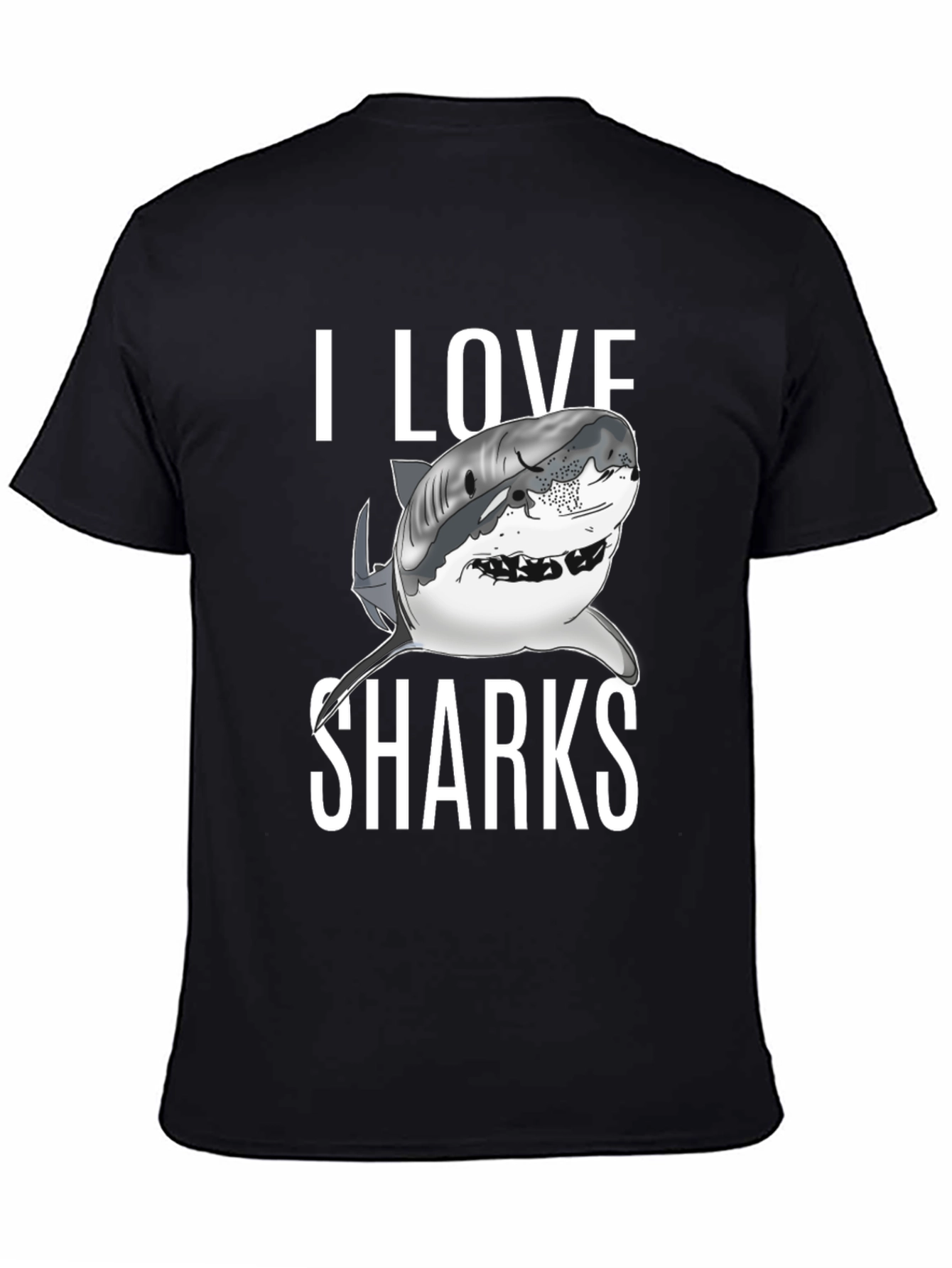 I Love Sharks Graphic T-Shirt
