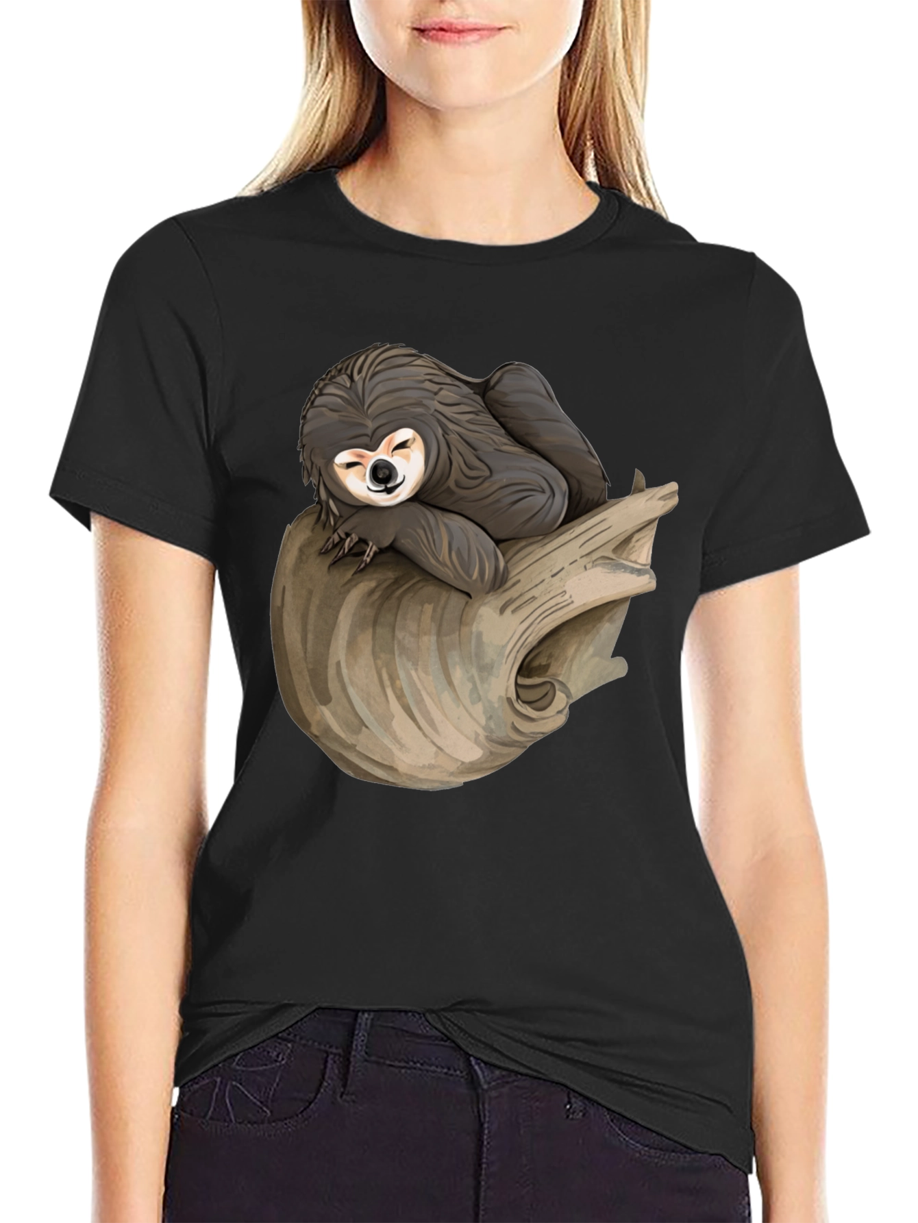 Sloth Nap T-Shirt -  Relaxed Style
