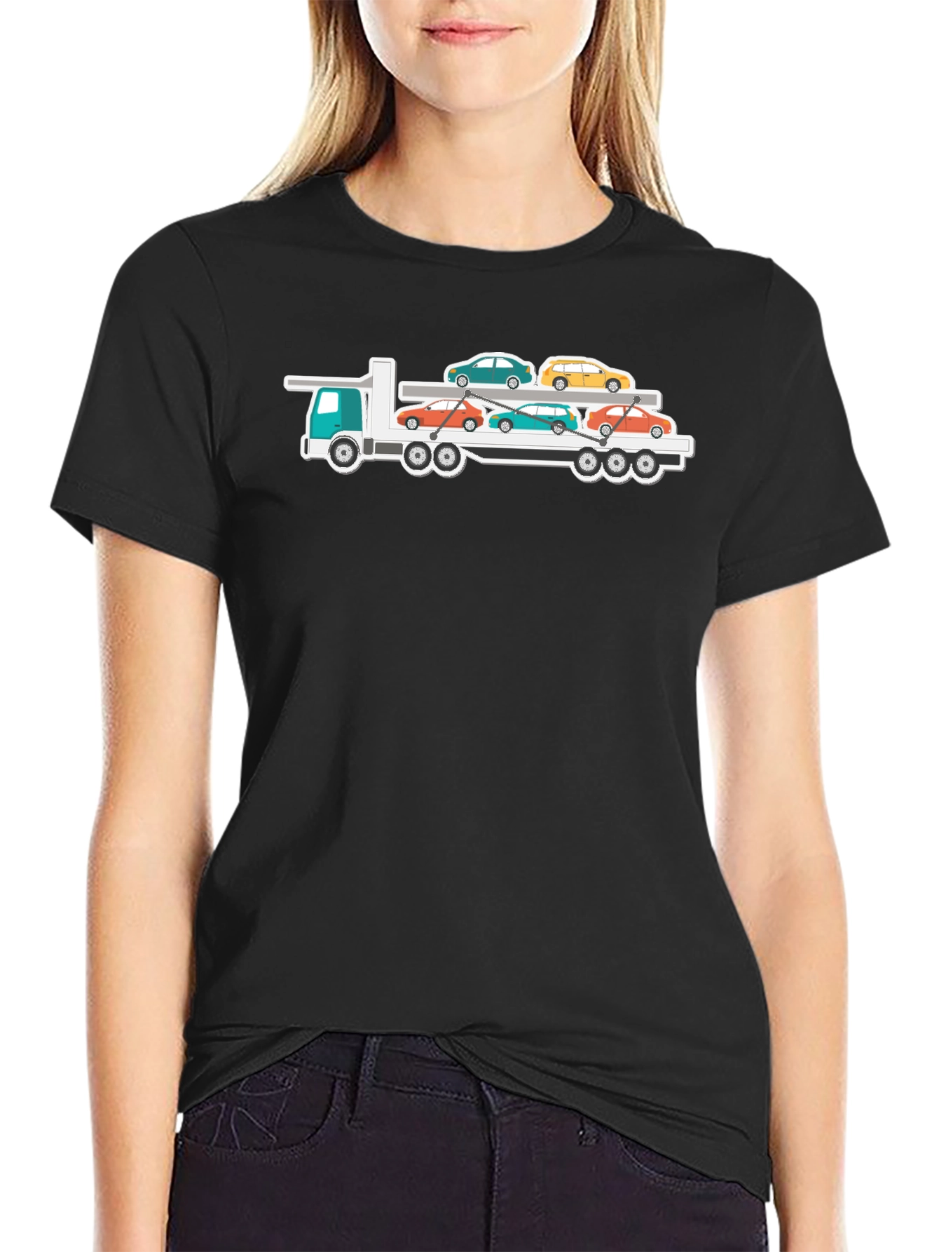 Car Carrier Truck T-Shirt - Automotive Enthusiast Tee