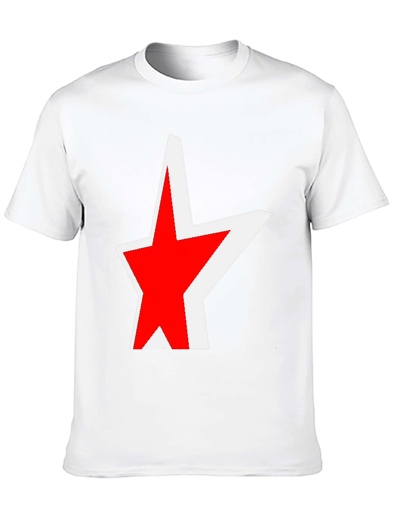 Red Star Graphic Black T-Shirt