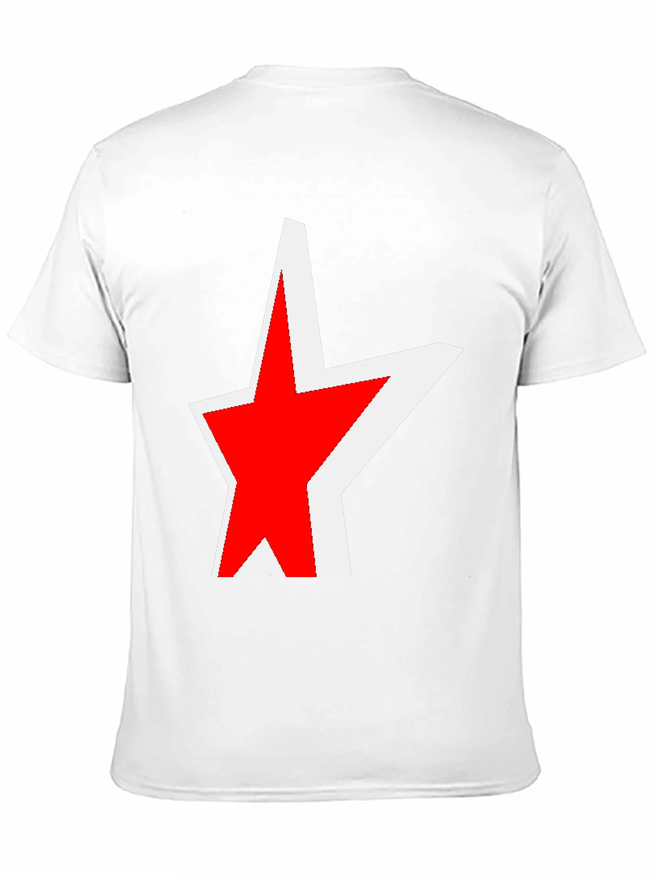 Red Star Graphic Black T-Shirt