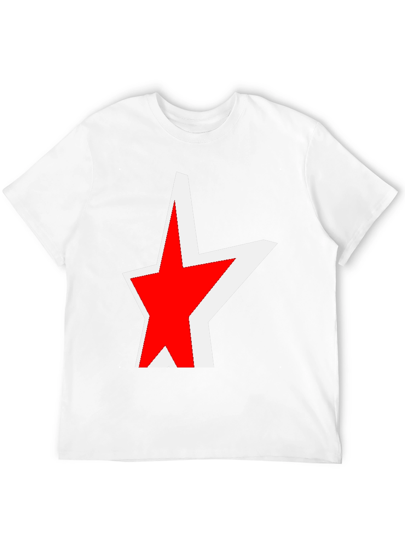 Red Star Graphic Black T-Shirt