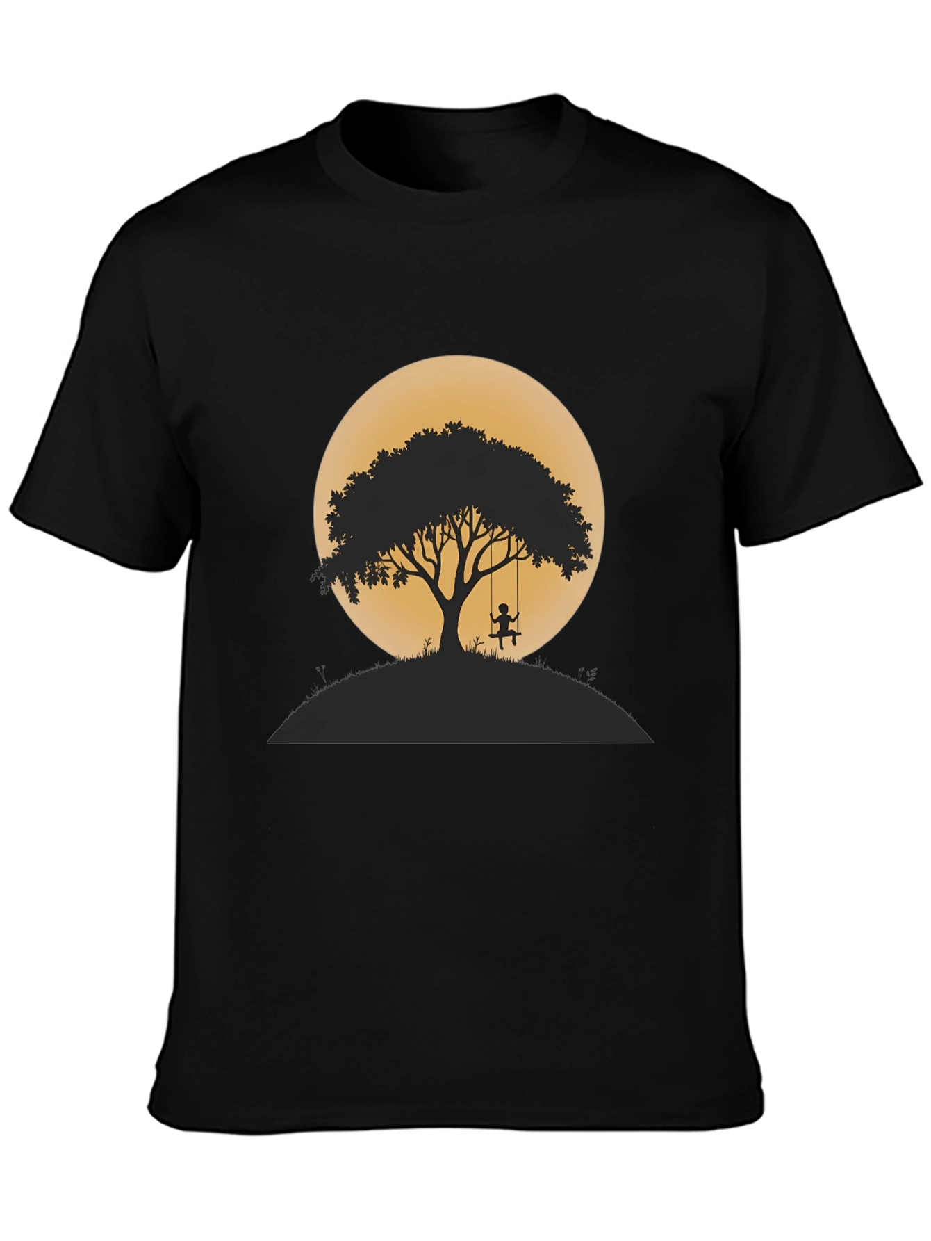 Silhouette Tree Moon T-Shirt