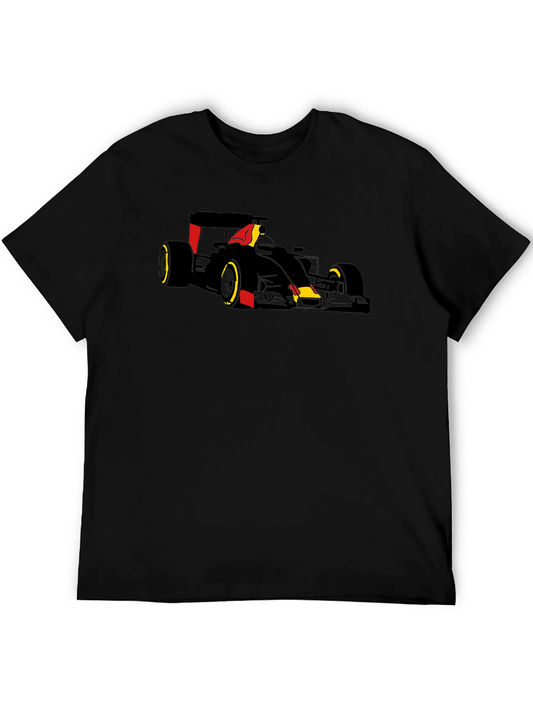 Formula 1 Race Car Graphic Tee - Black