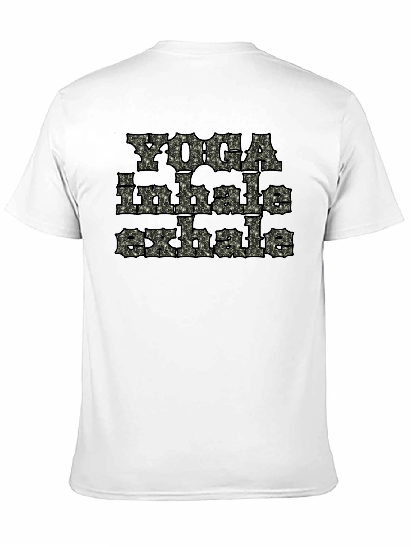 Yoga Inhale Exhale Black T-Shirt