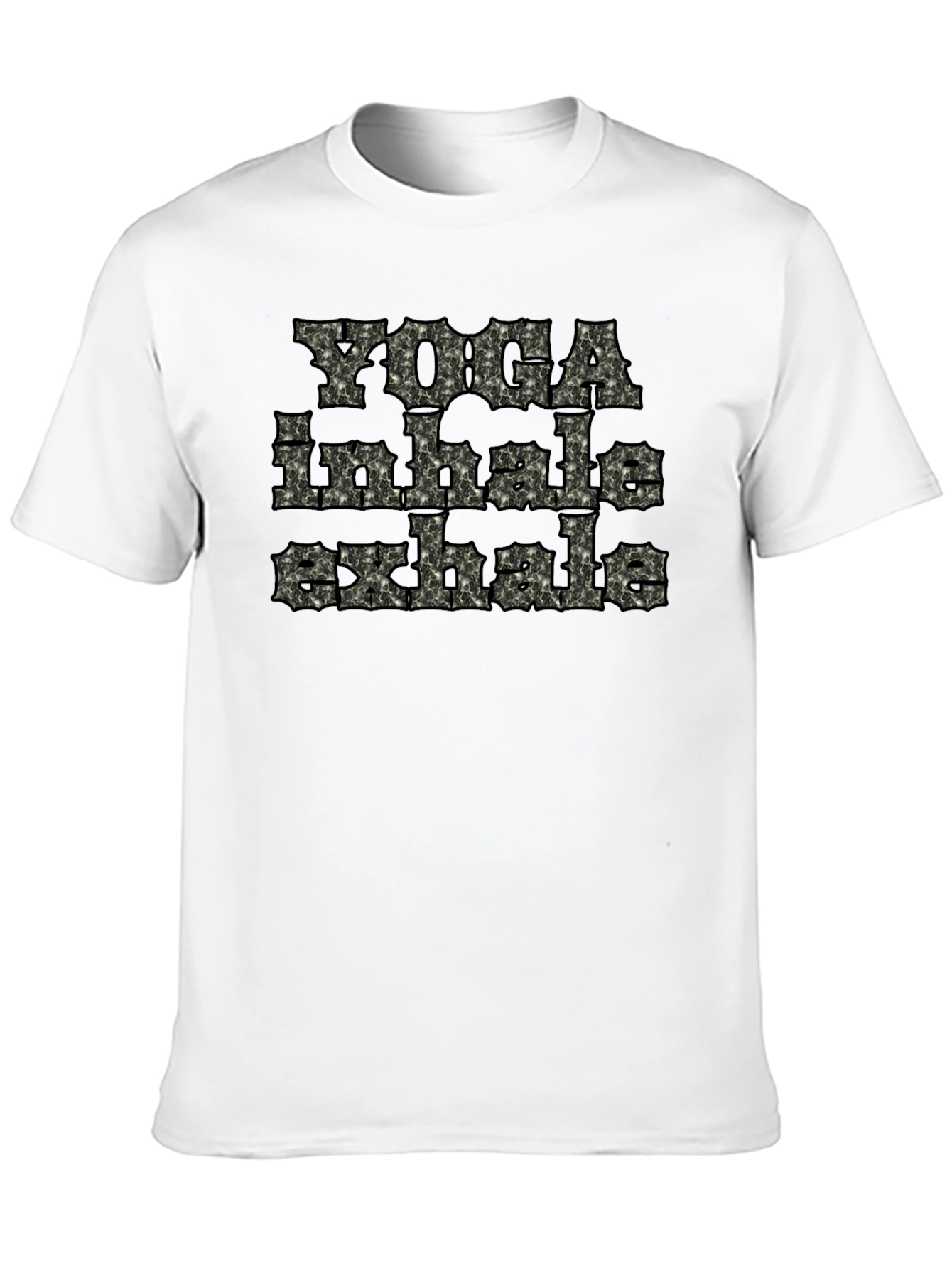 Yoga Inhale Exhale Black T-Shirt
