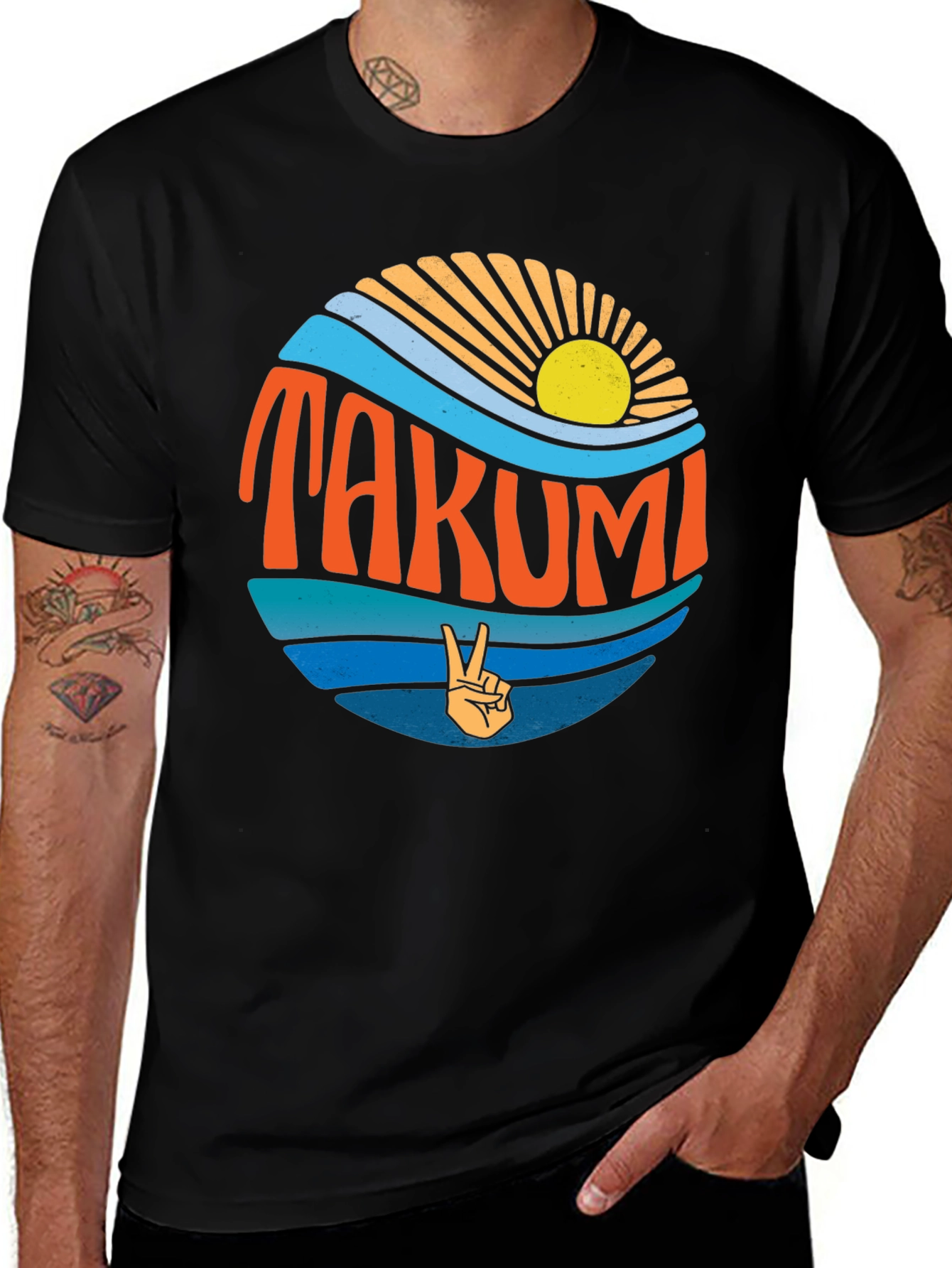 Retro Takumi Graphic T-Shirt