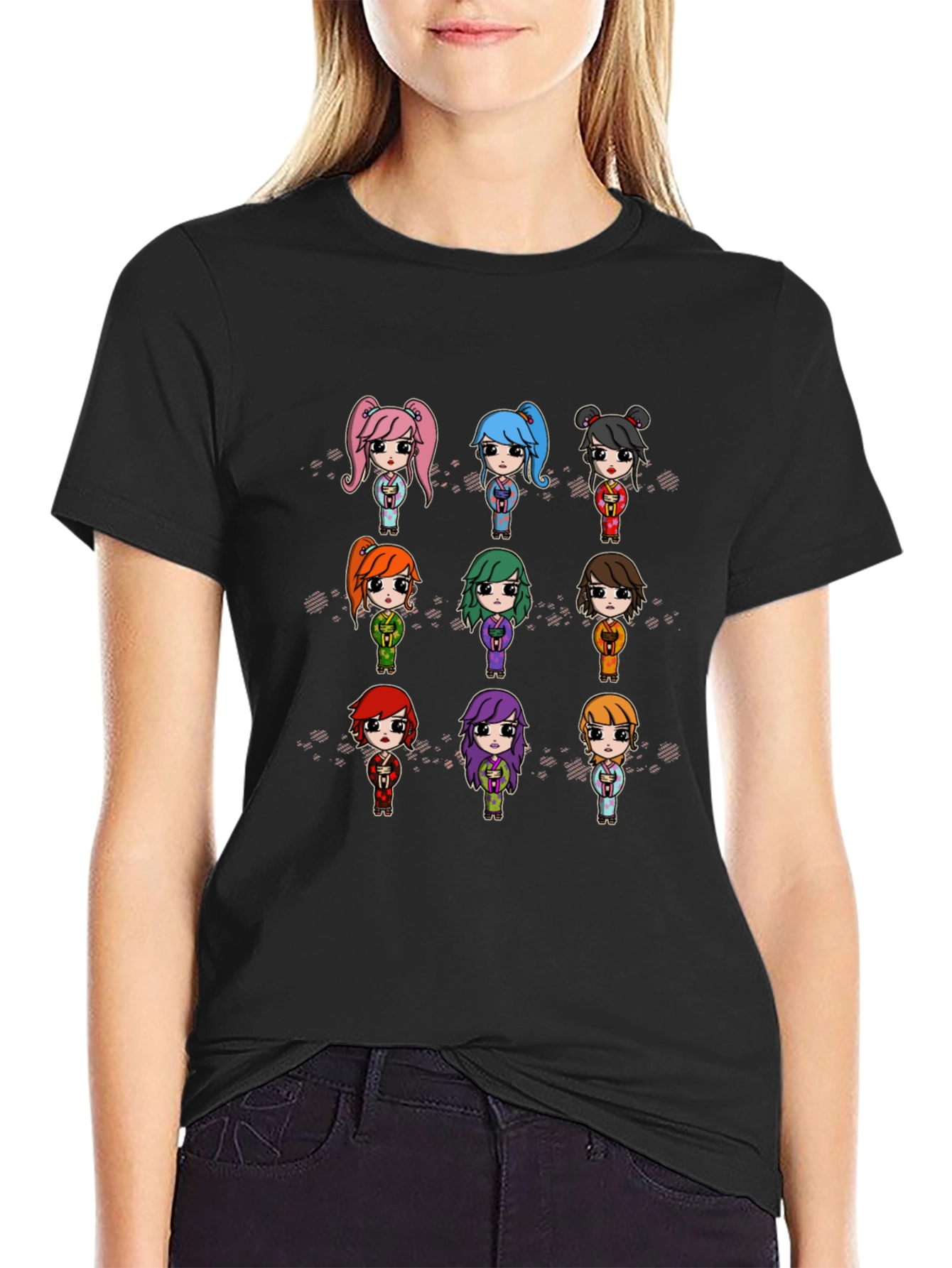 Anime Girl T-Shirt: Unique Design Comfortable Fit