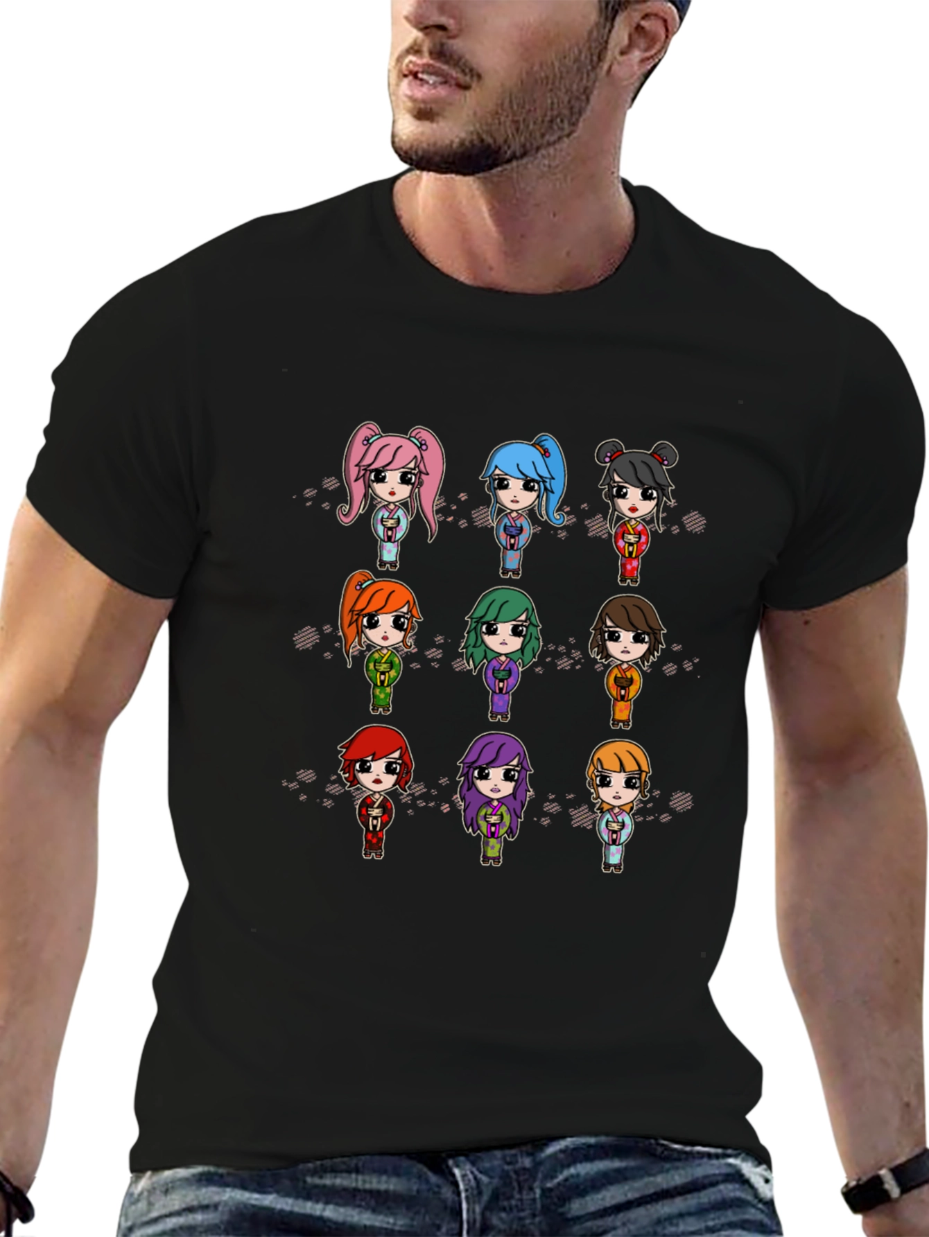 Anime Girl T-Shirt: Unique Design Comfortable Fit