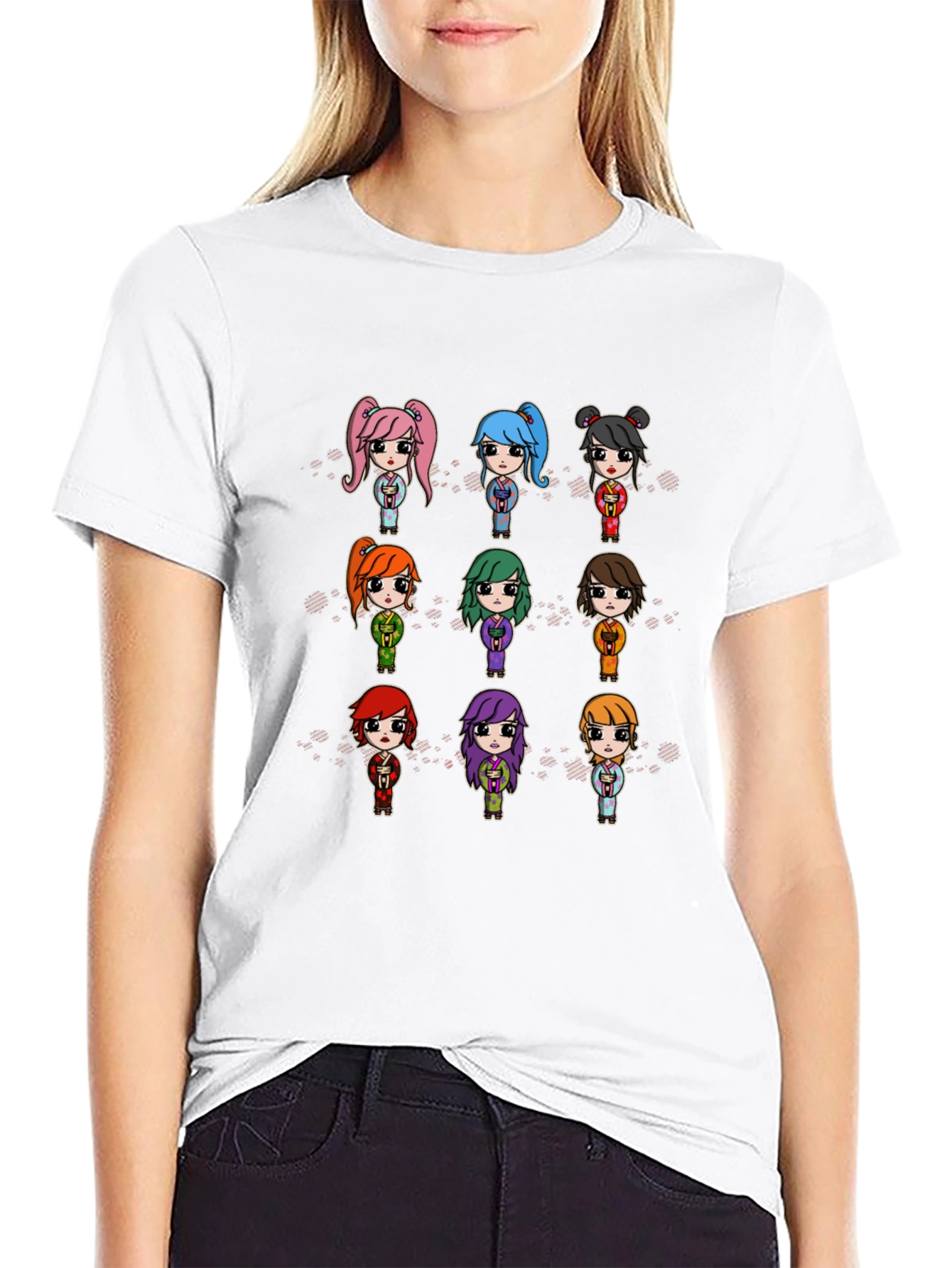 Anime Girl T-Shirt: Unique Design Comfortable Fit