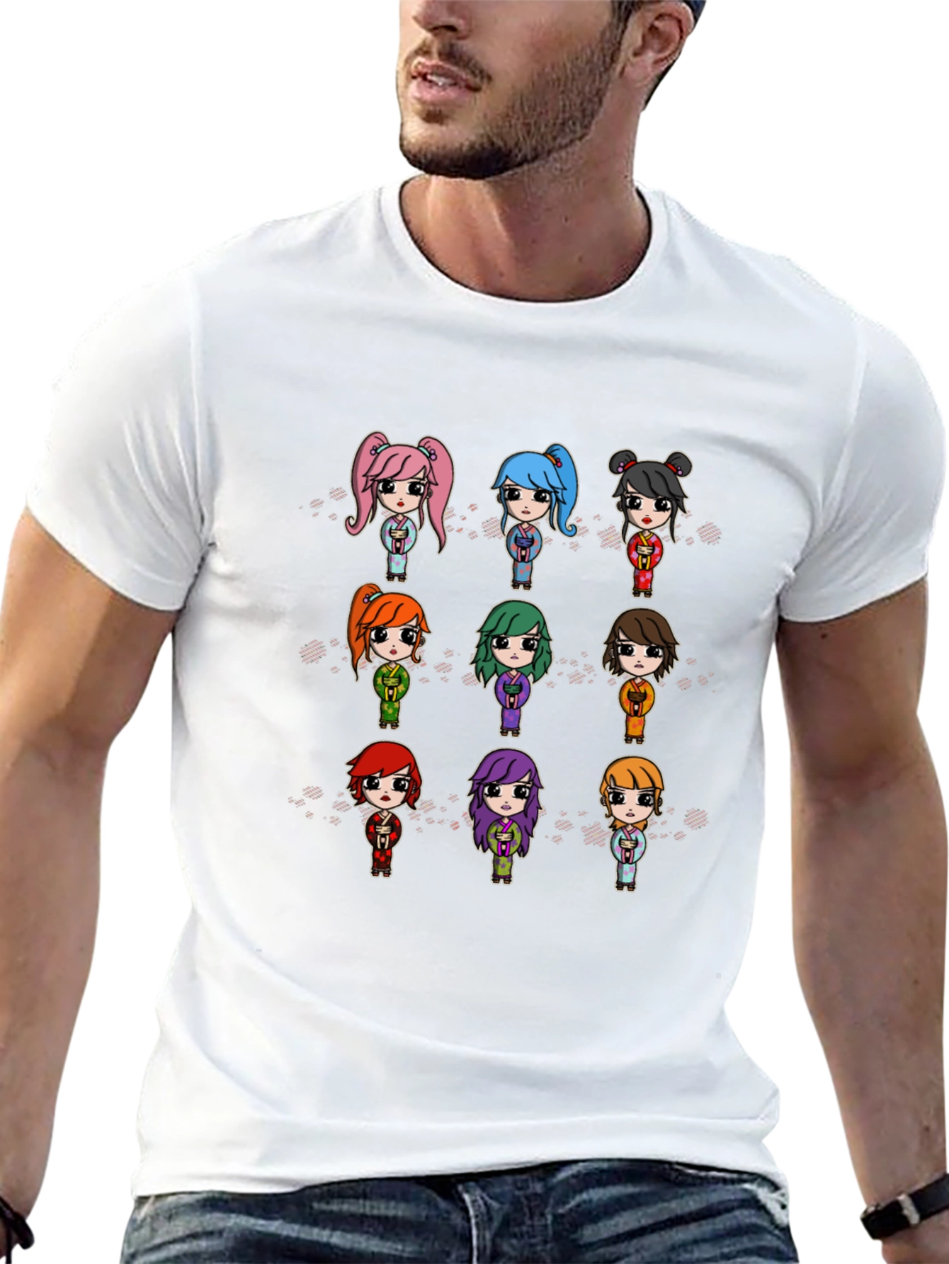 Anime Girl T-Shirt: Unique Design Comfortable Fit
