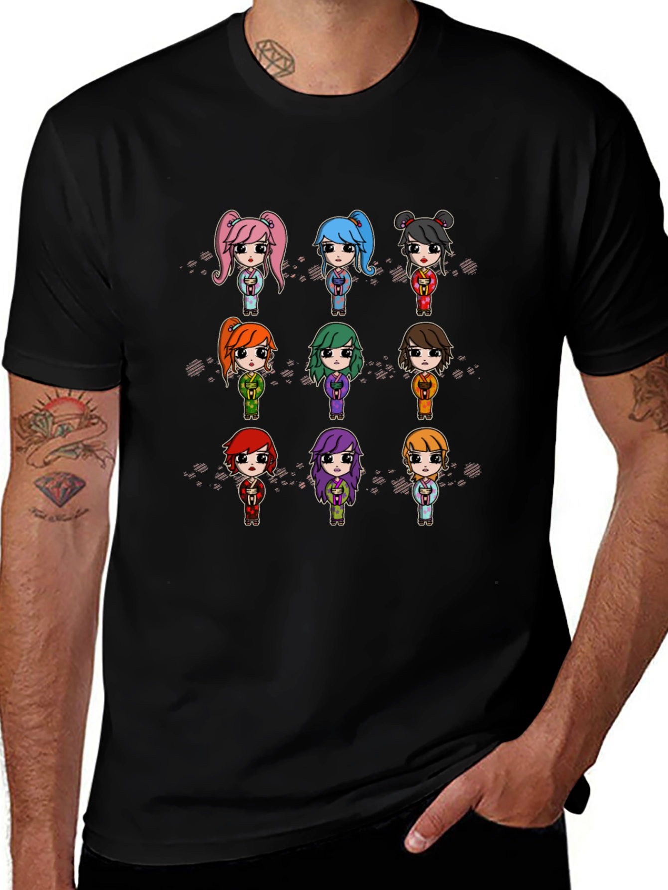 Anime Girl T-Shirt: Unique Design Comfortable Fit